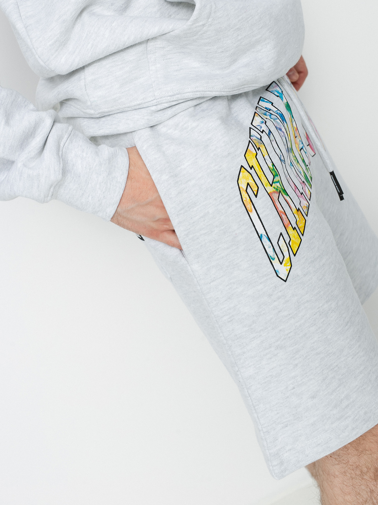 Chinatown Market Watercolor Arc Shorts (ash gray)