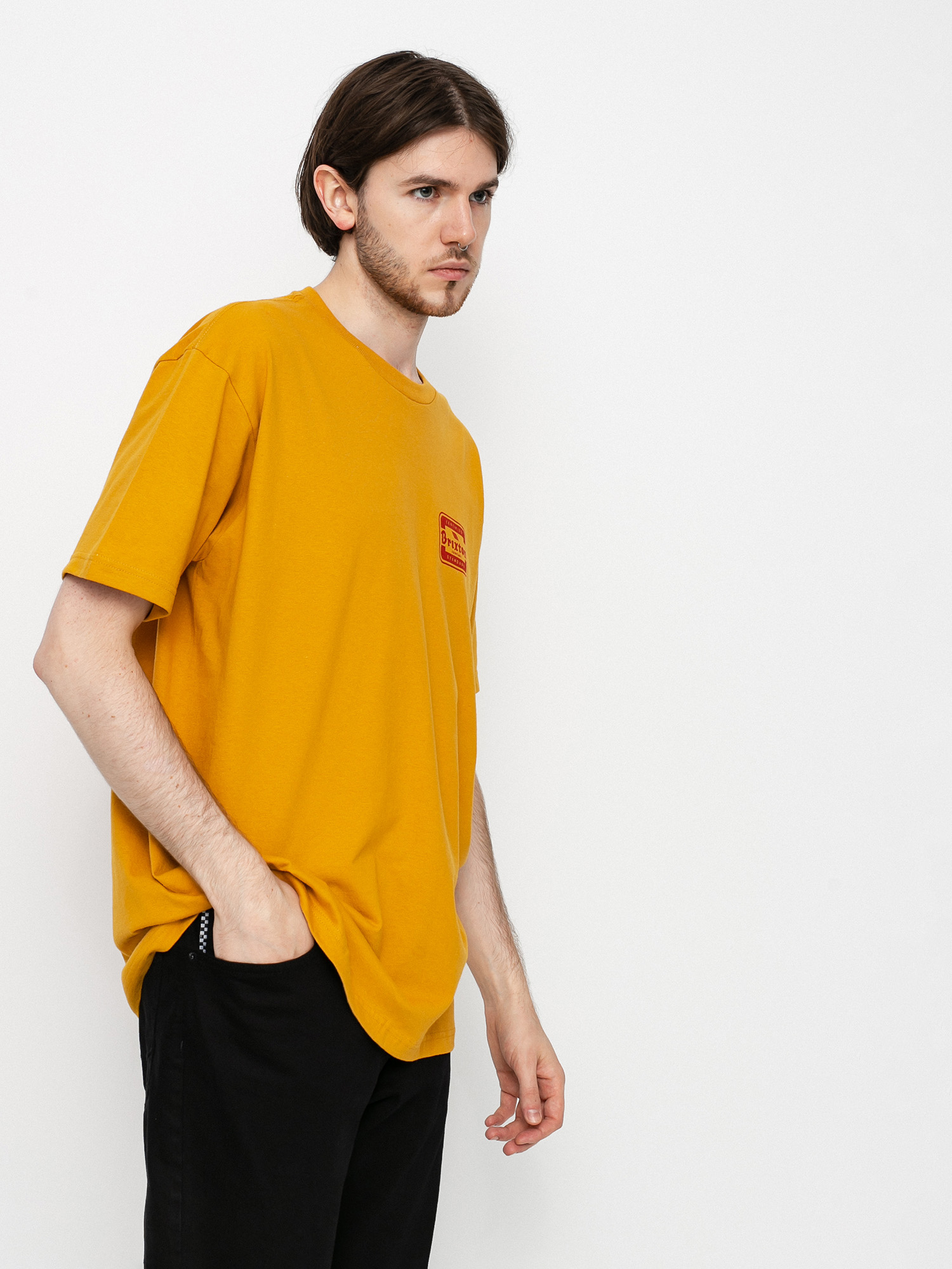 Brixton Quill T-shirt (antique gold)