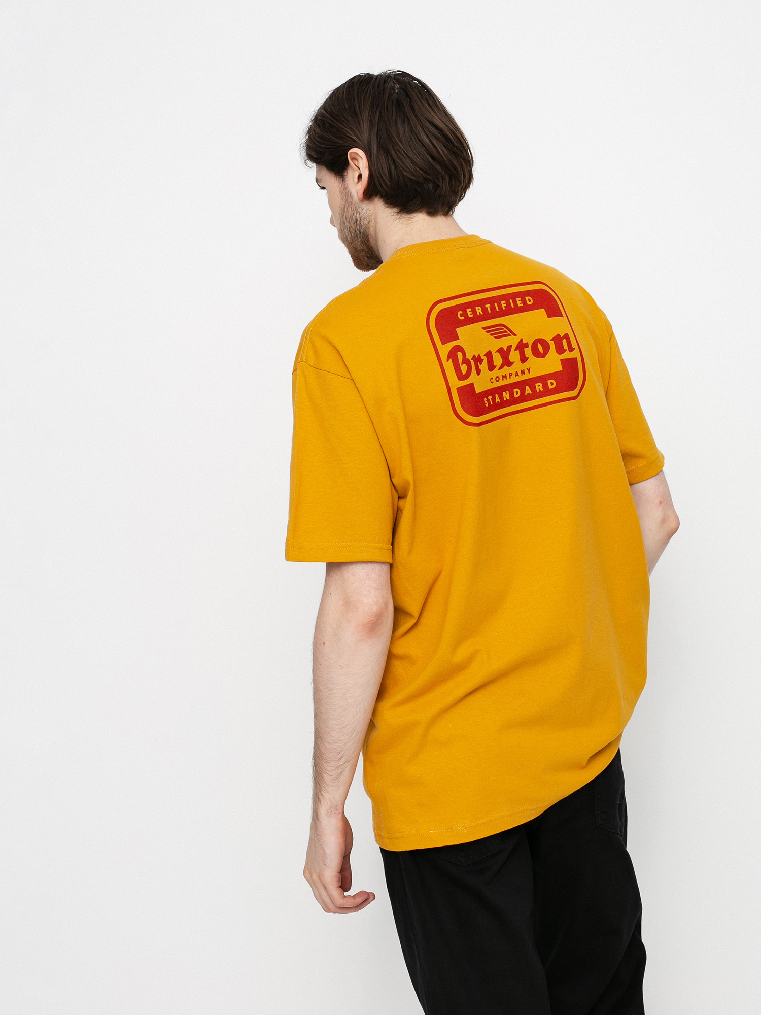 Brixton Quill T-shirt (antique gold)
