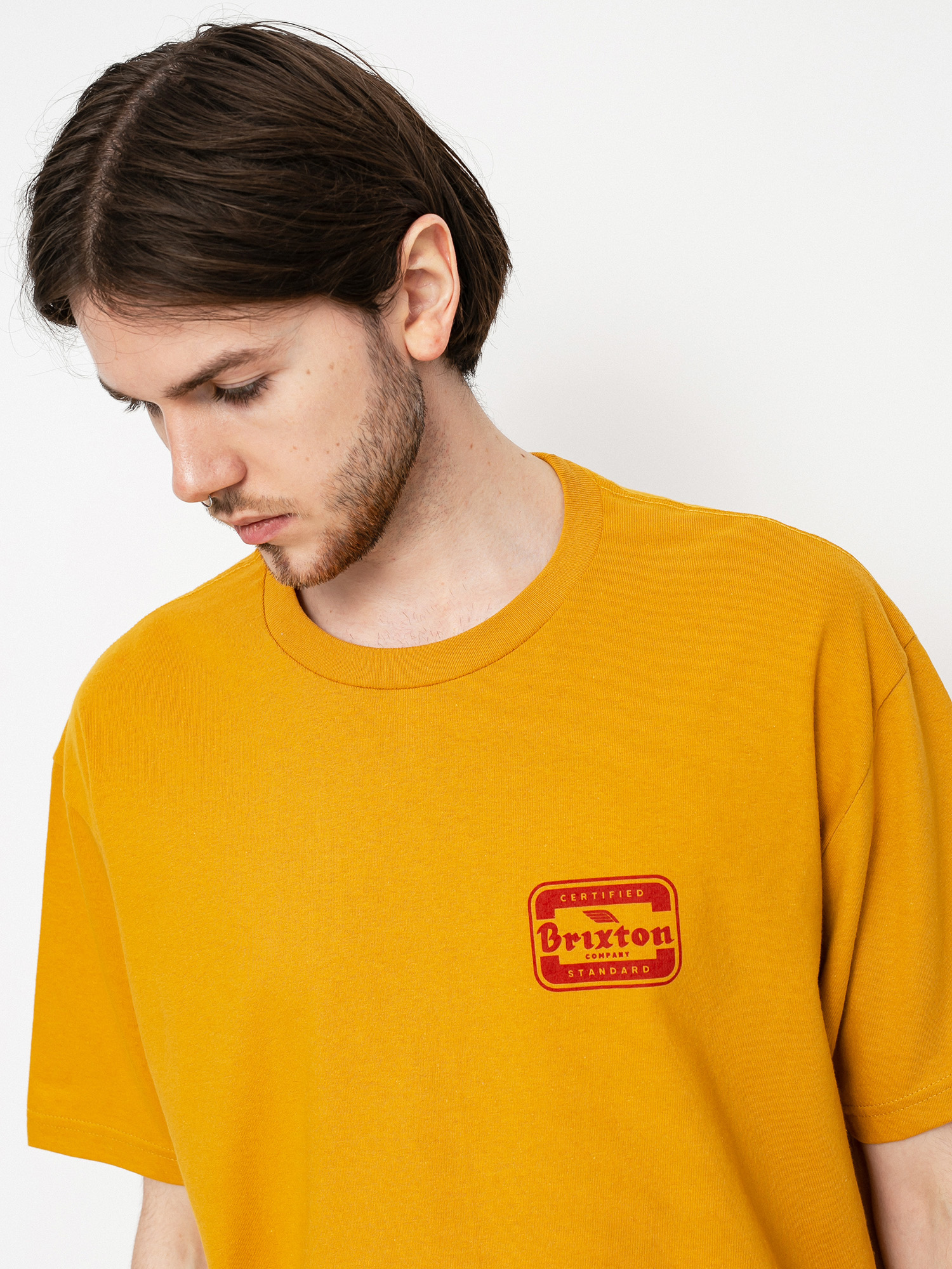 Brixton Quill T-shirt (antique gold)