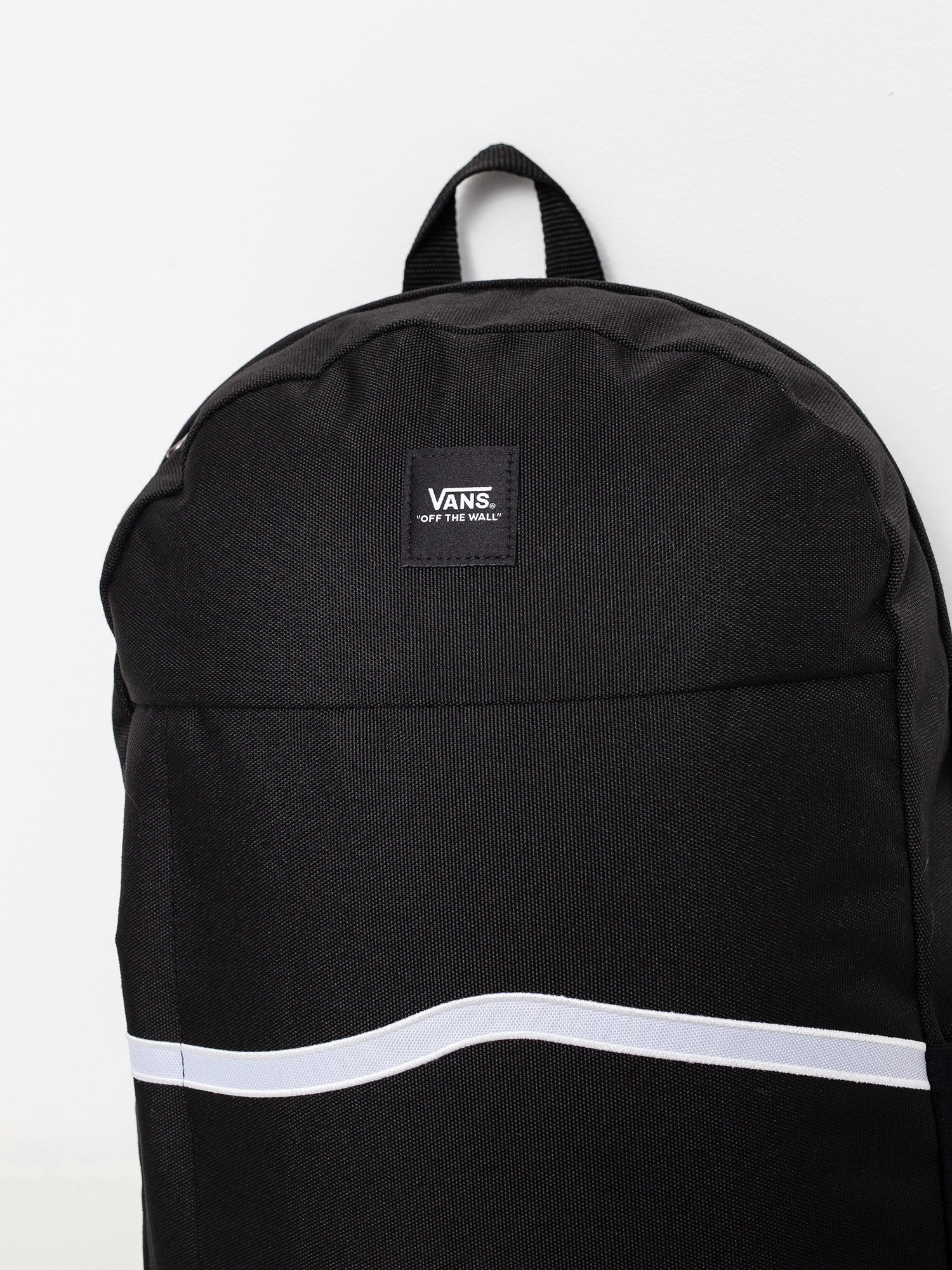 Vans off the 2024 wall backpack black