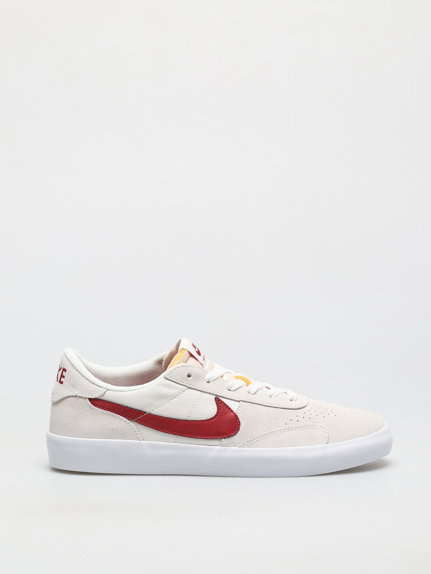 Nike SB Heritage Vulc Shoes beige (summit white/gym red summit