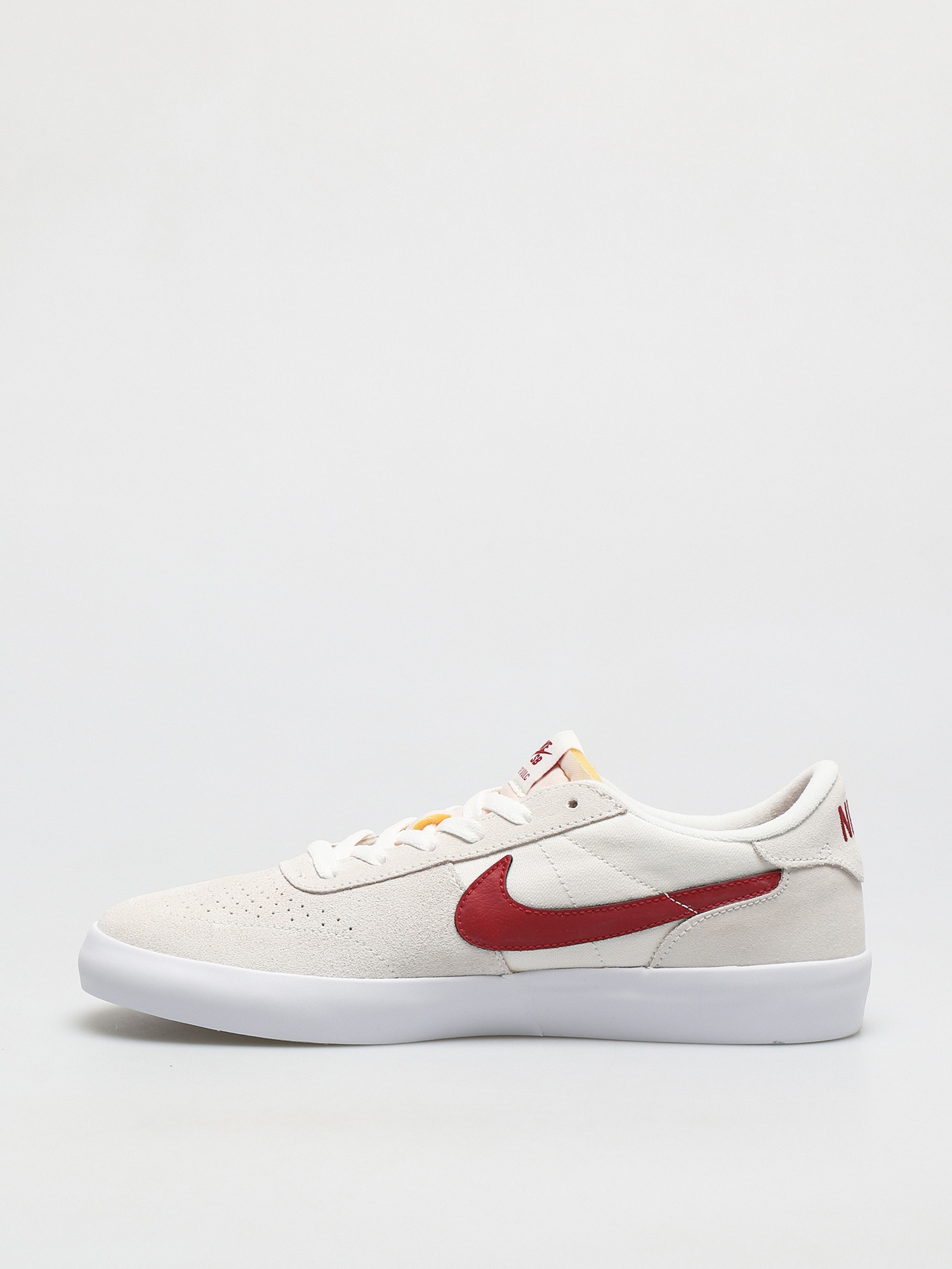 Nike SB Heritage Vulc Shoes (summit white/gym red summit white white)