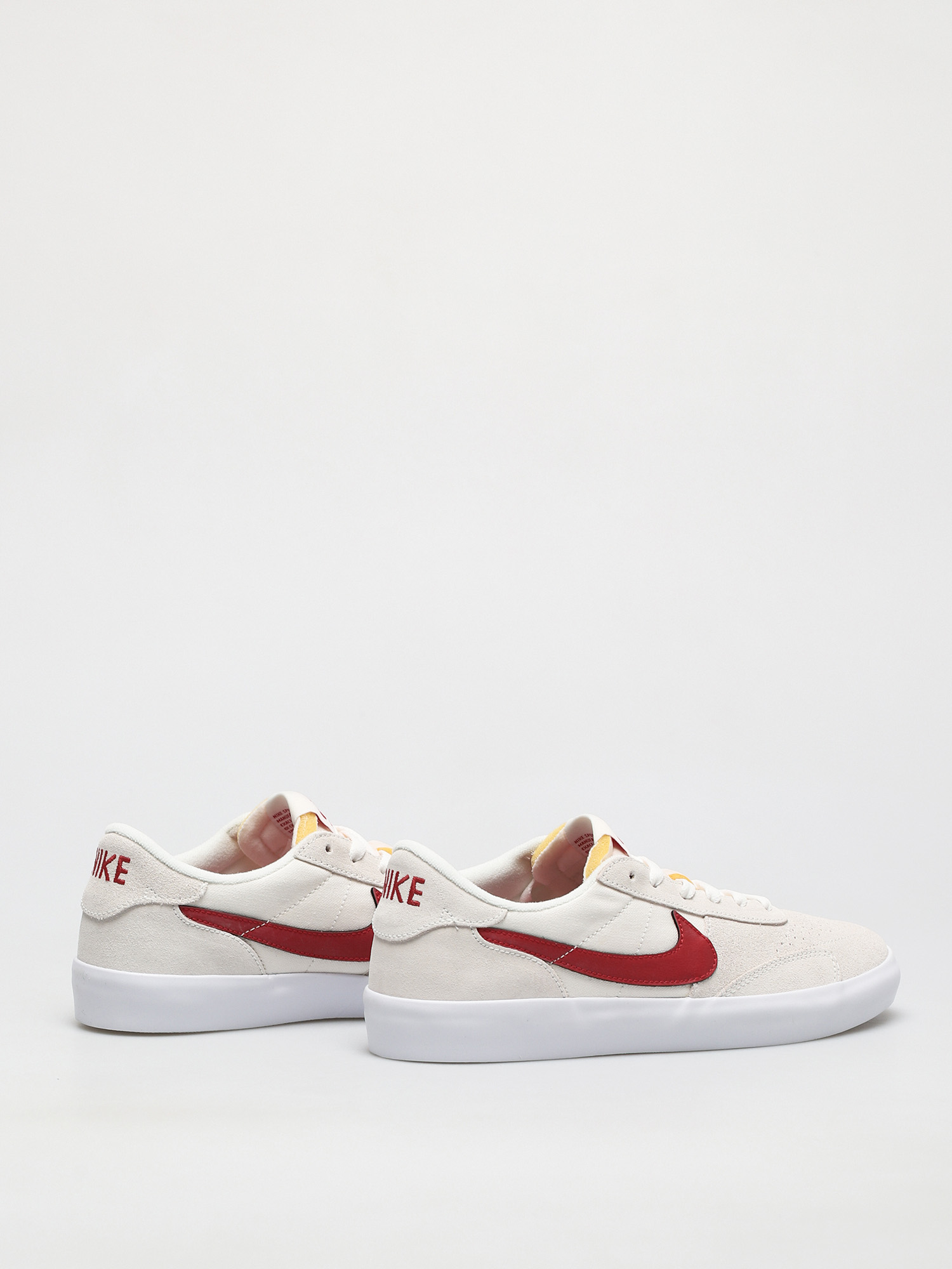 Nike SB Heritage Vulc Shoes (summit white/gym red summit white white)