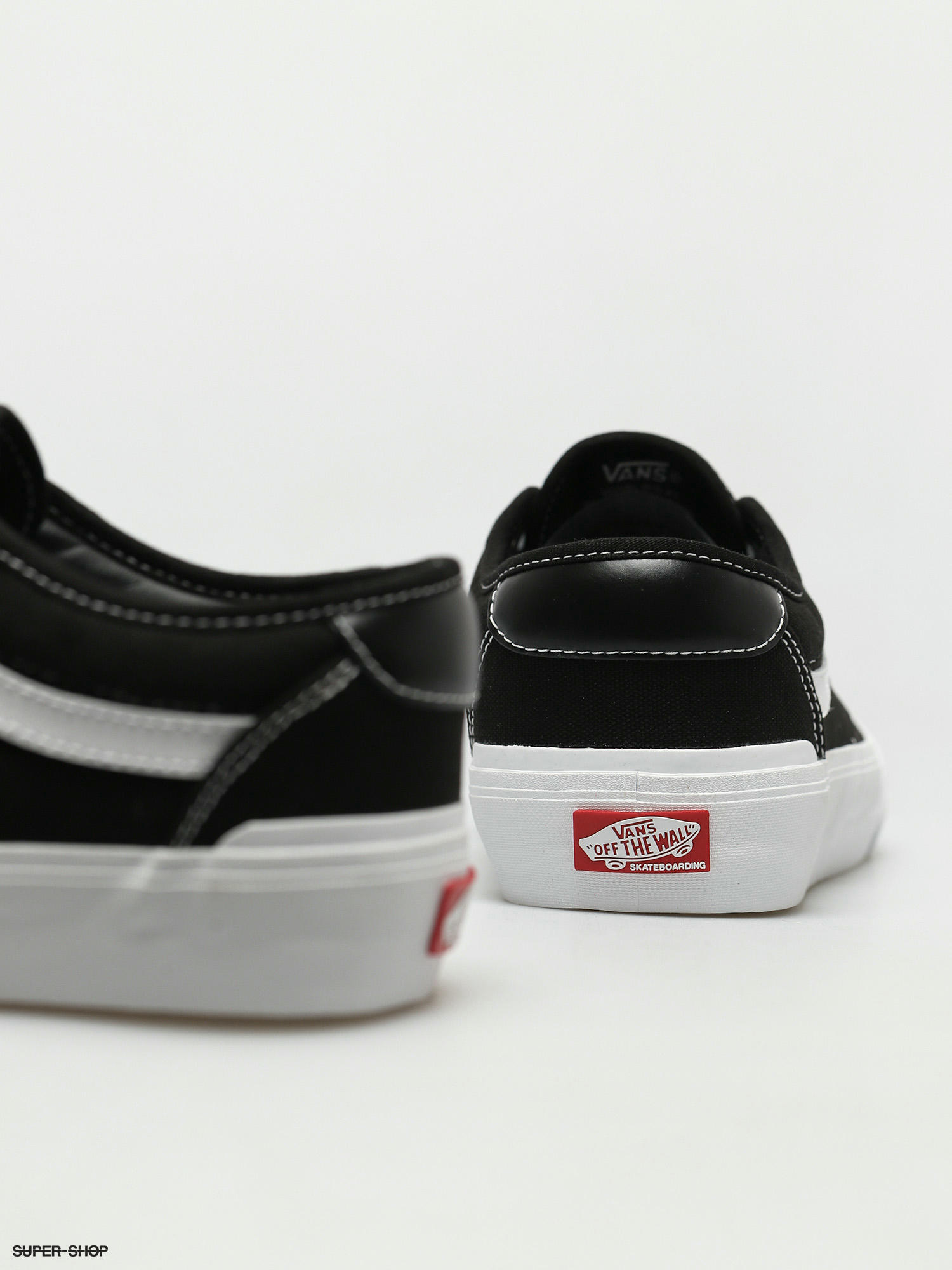 black and white vans size 2