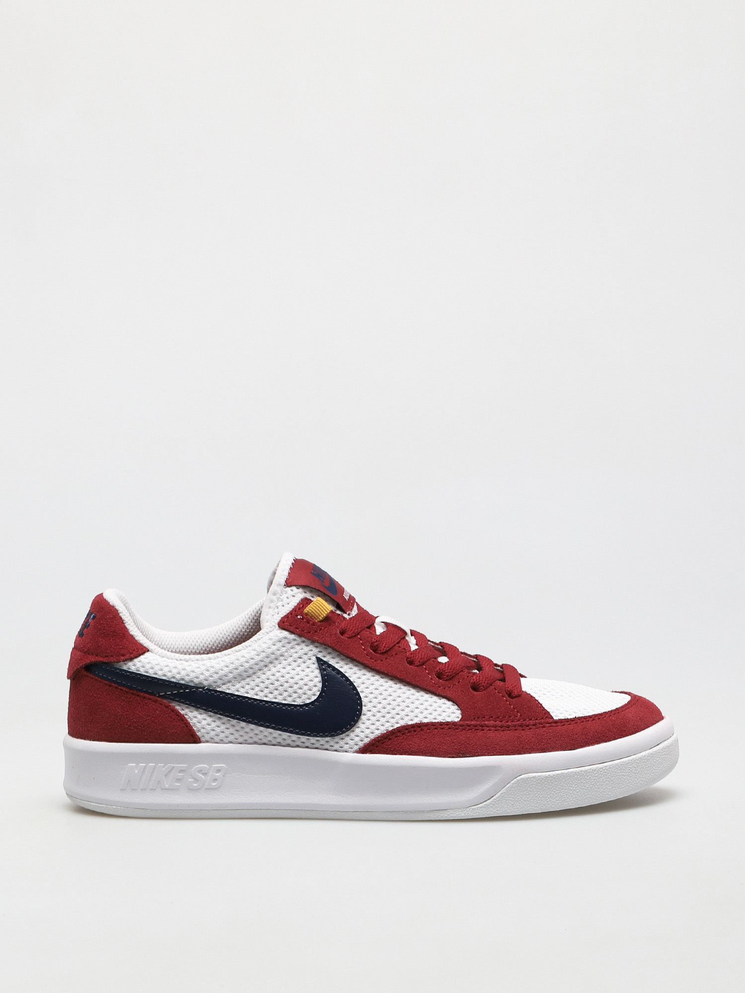 Nike SB Adversary Shoes (pomegranate/midnight navy pollen white)