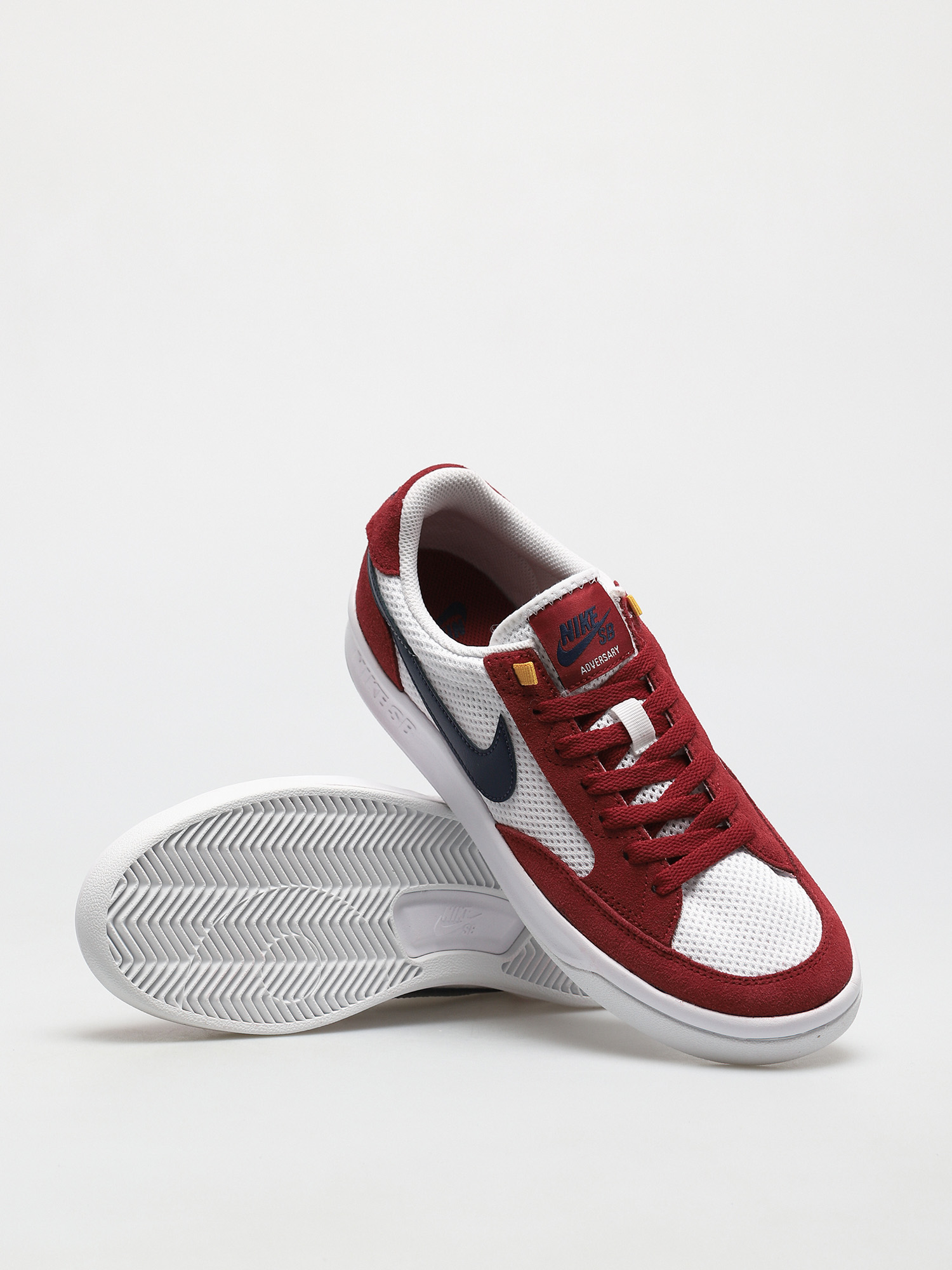 Nike SB Adversary Shoes (pomegranate/midnight navy pollen white)