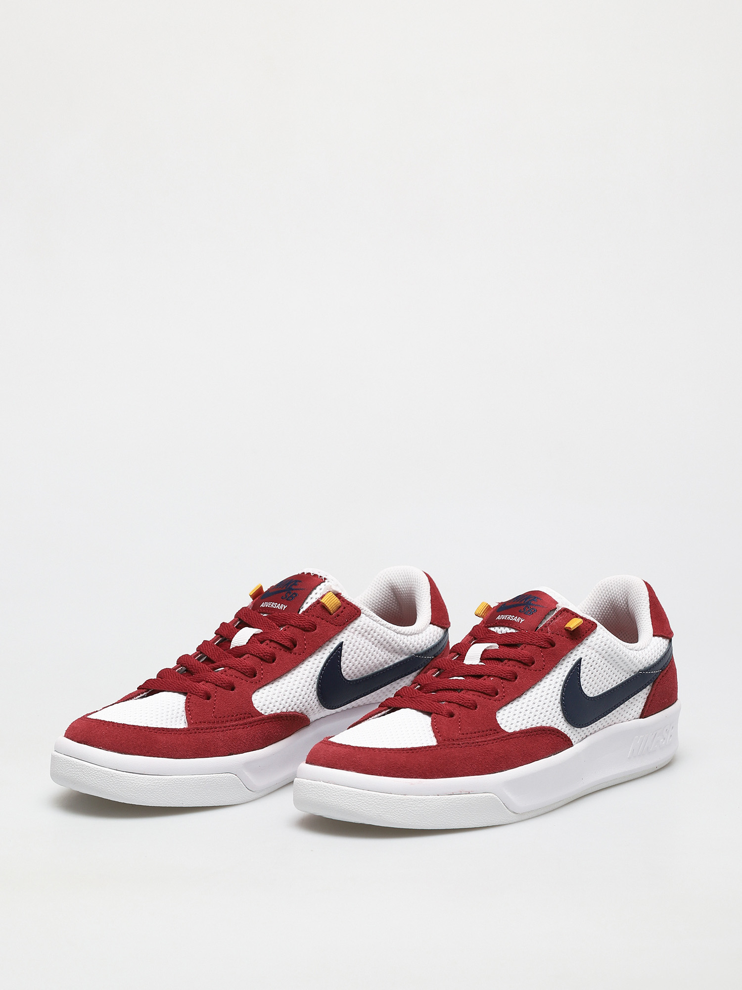 Nike SB Adversary Shoes (pomegranate/midnight navy pollen white)