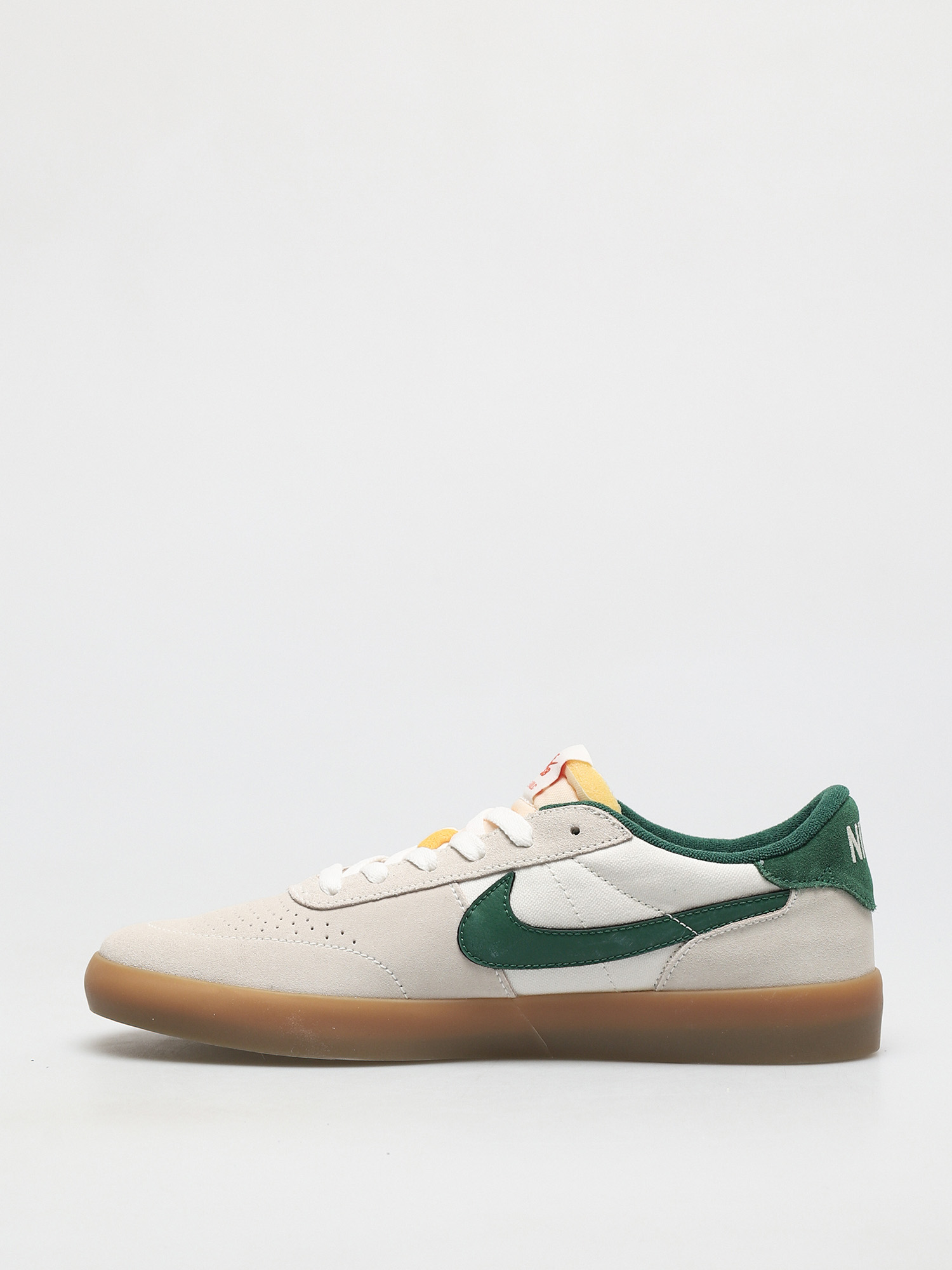 Nike SB Heritage Vulc Schuhe (sail/gorge green sail safety orange)