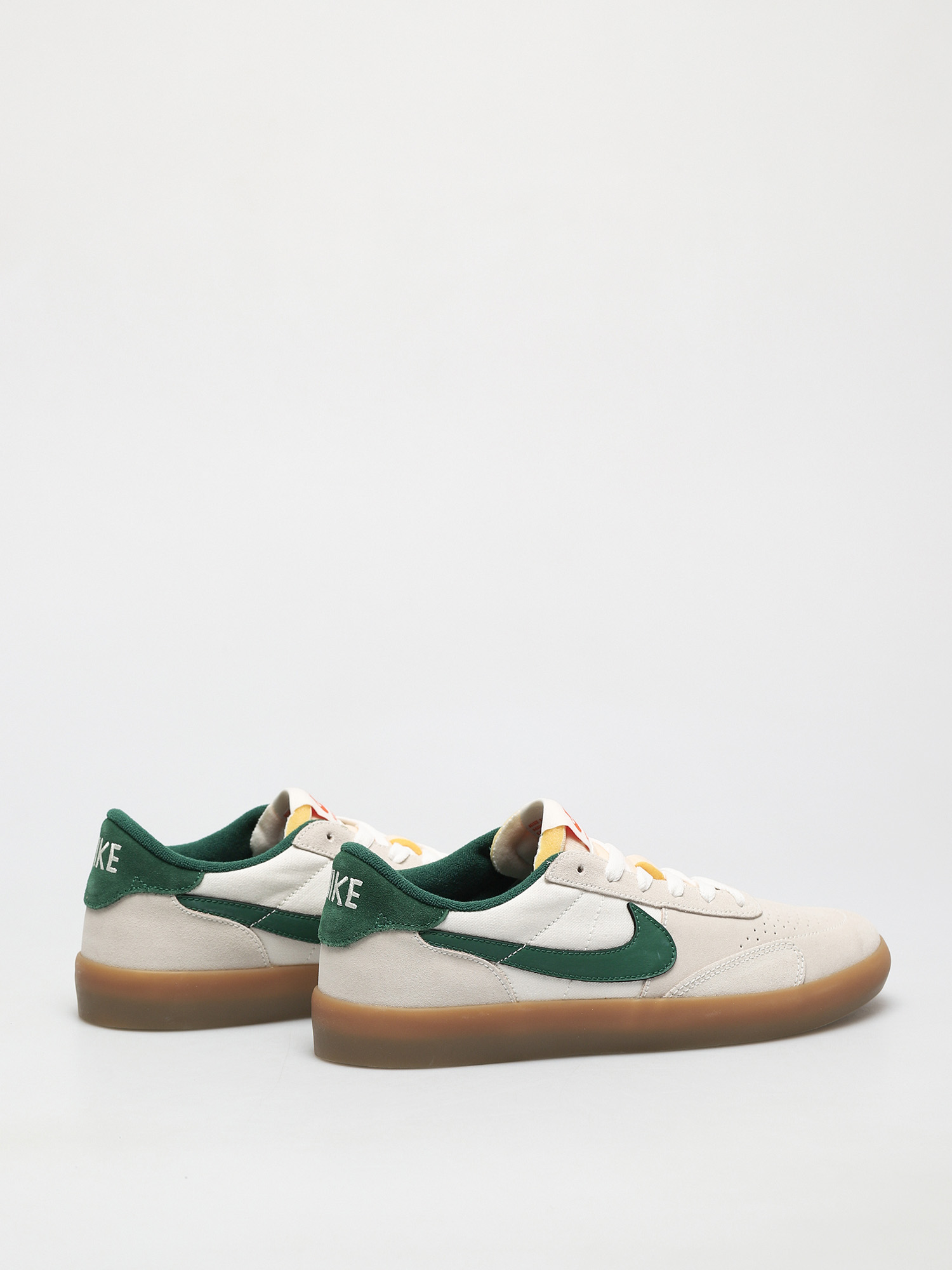 Nike SB Heritage Vulc Schuhe (sail/gorge green sail safety orange)