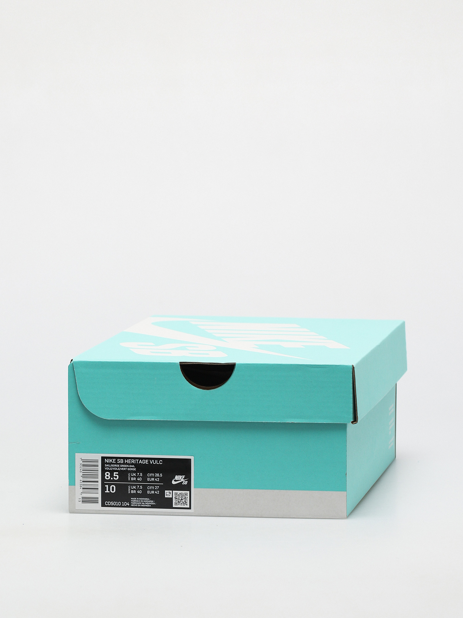 Nike SB Heritage Vulc Schuhe (sail/gorge green sail safety orange)