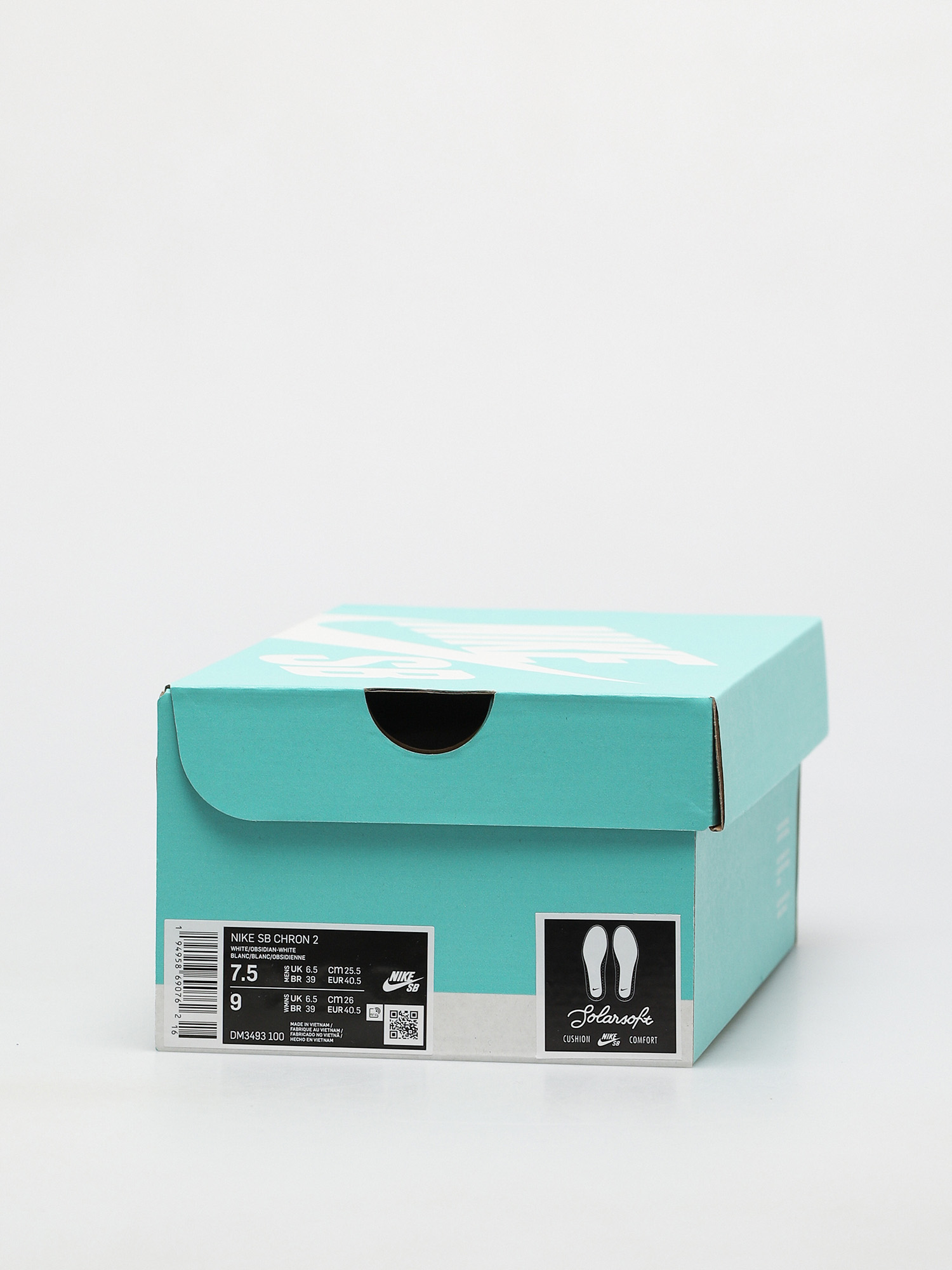 Nike SB Chron 2 Schuhe (white/obsidian white gum light brown)