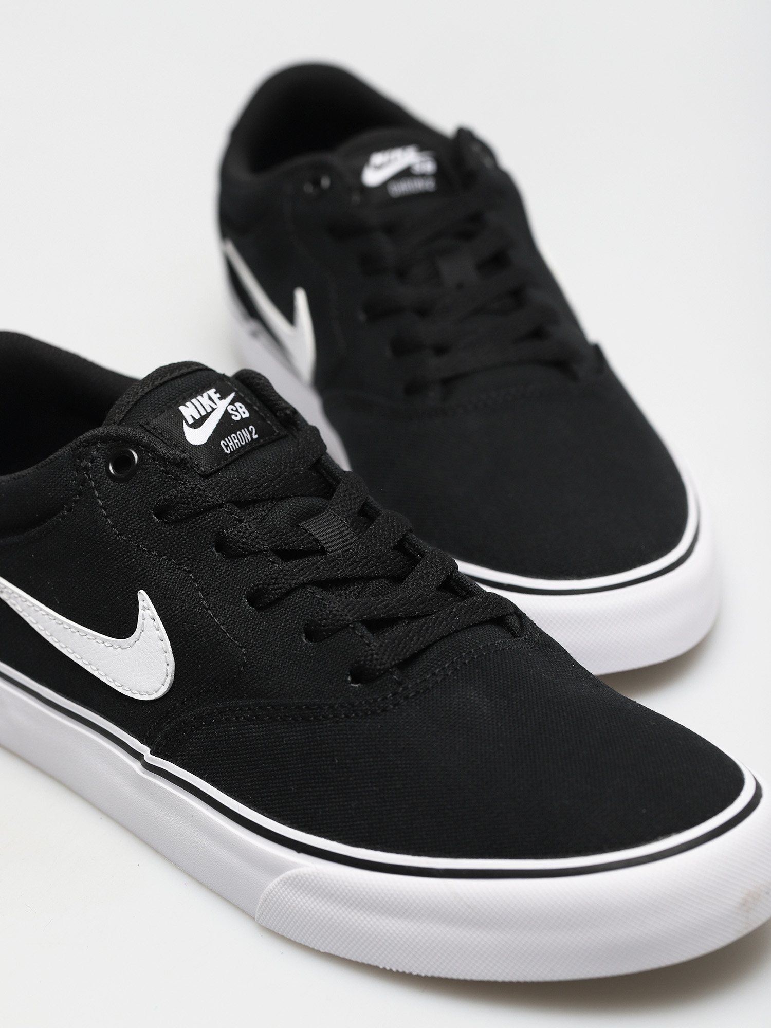Nike SB Chron 2 Canvas Schuhe (black/white black)
