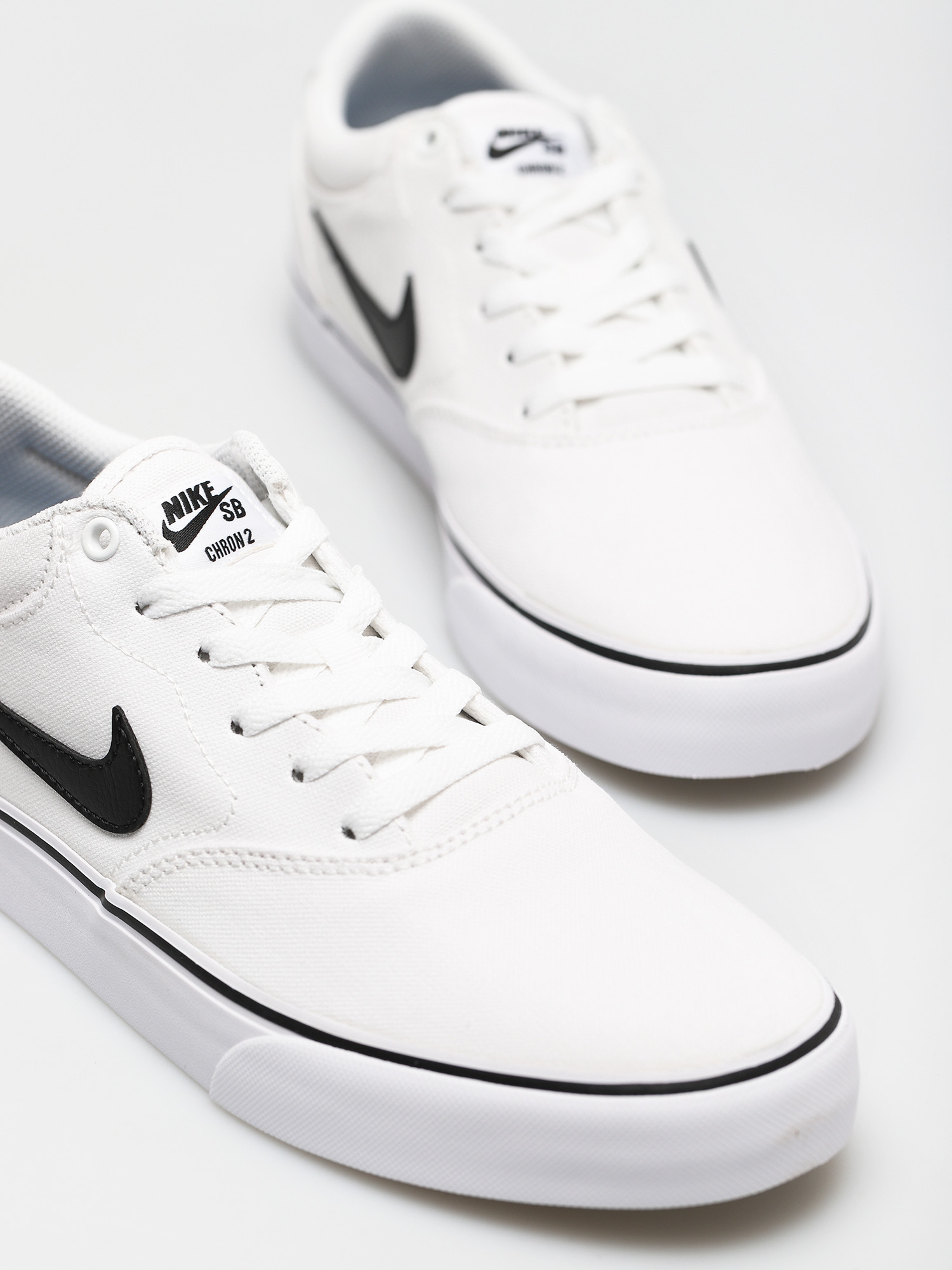 Nike SB Chron 2 Canvas Schuhe (white/black white)