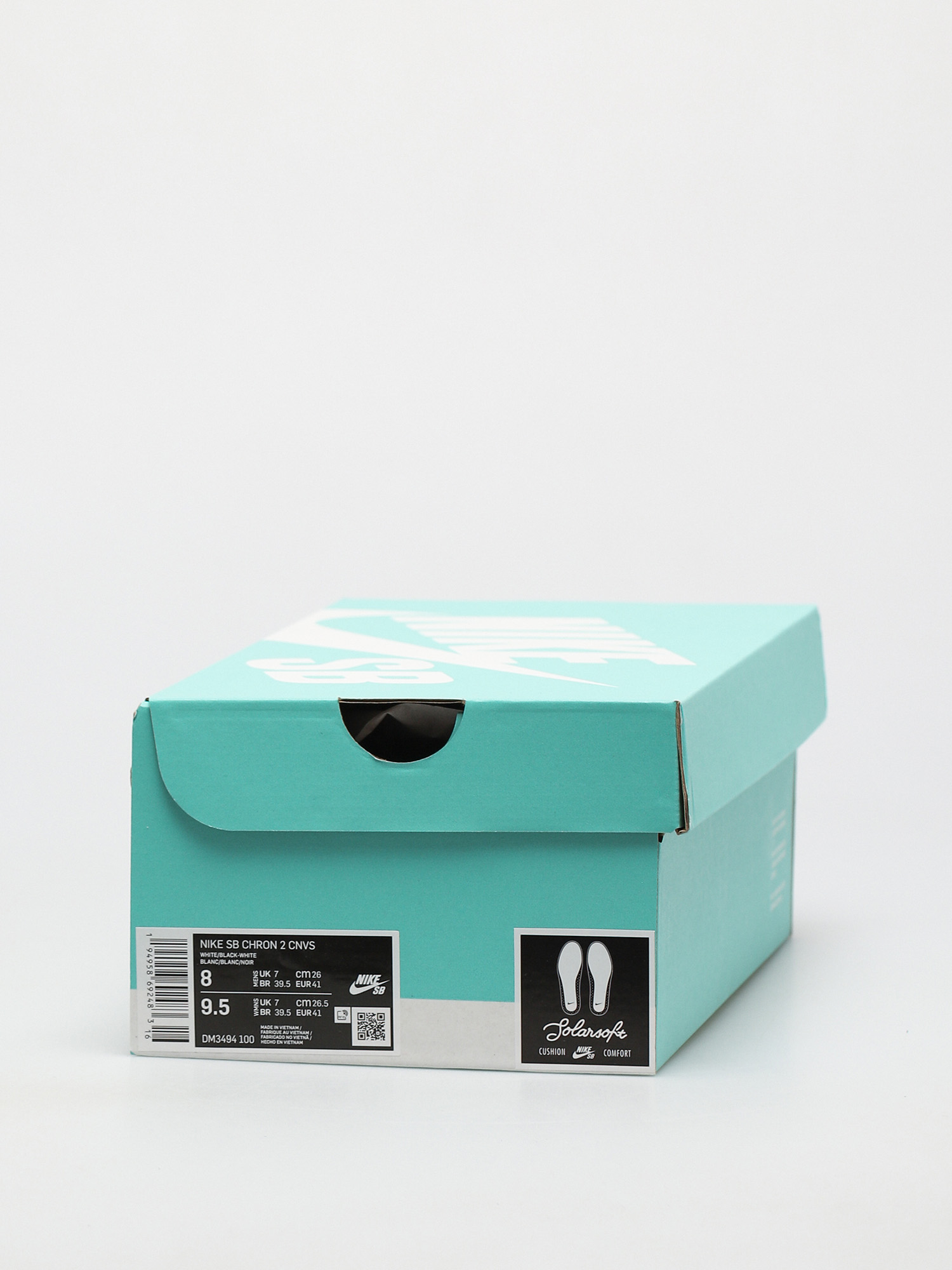 Nike SB Chron 2 Canvas Shoes (white/black white)