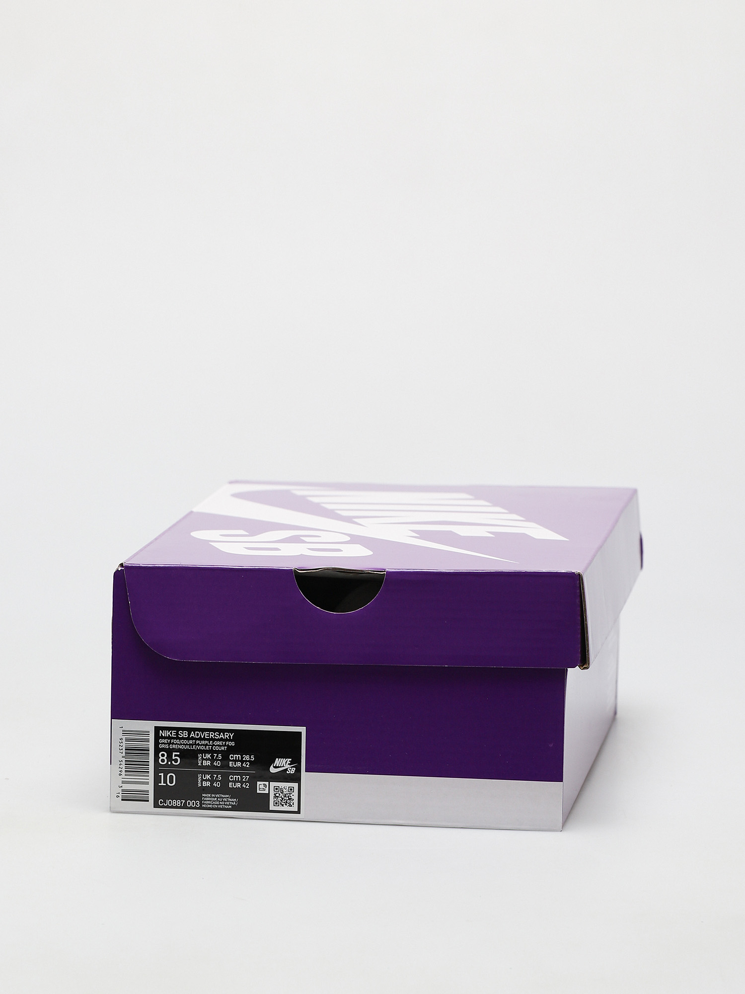 Nike SB Adversary Shoes (grey fog/court purple grey fog white)