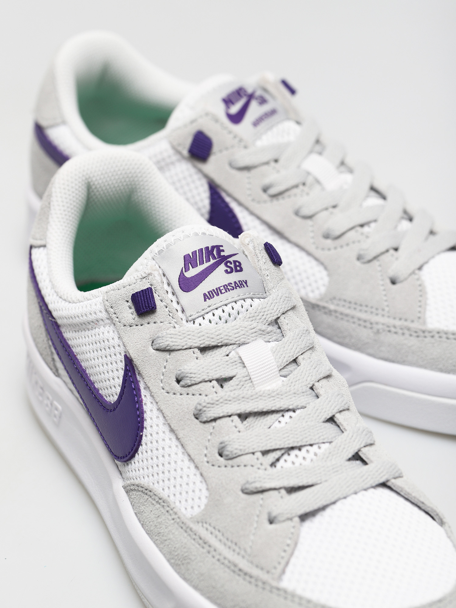 Nike SB Adversary Shoes (grey fog/court purple grey fog white)