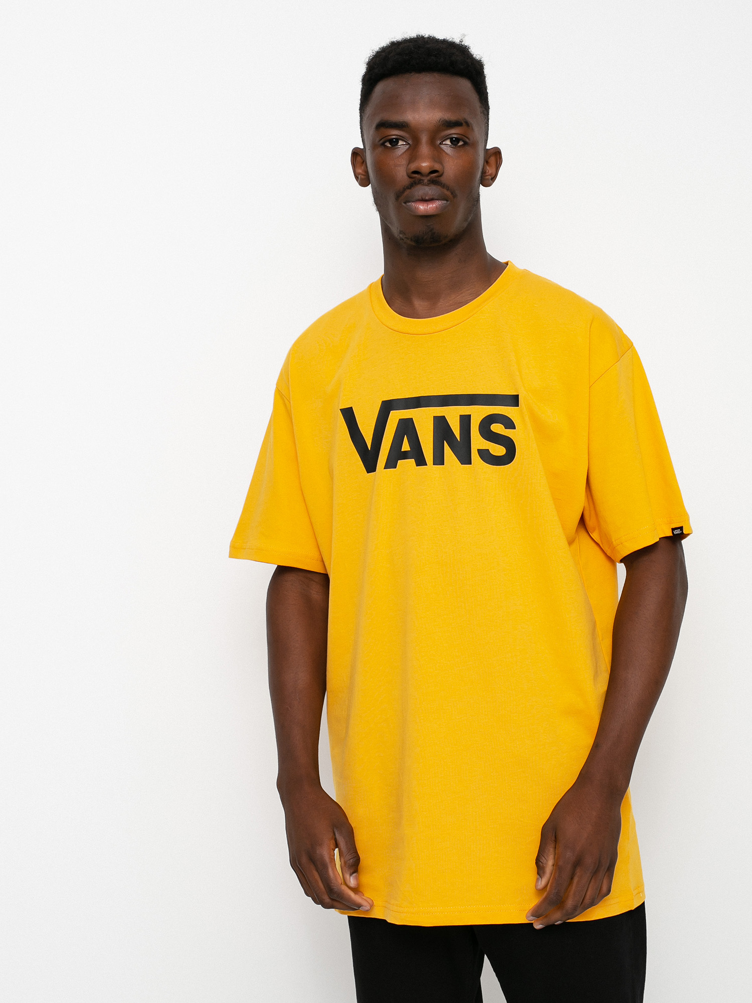 Vans Classic T Shirt Golden Glow Black
