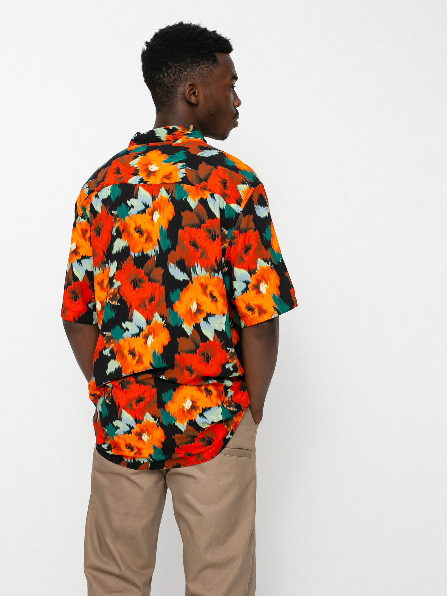 RVCA Wonder Floral Shirt (black)