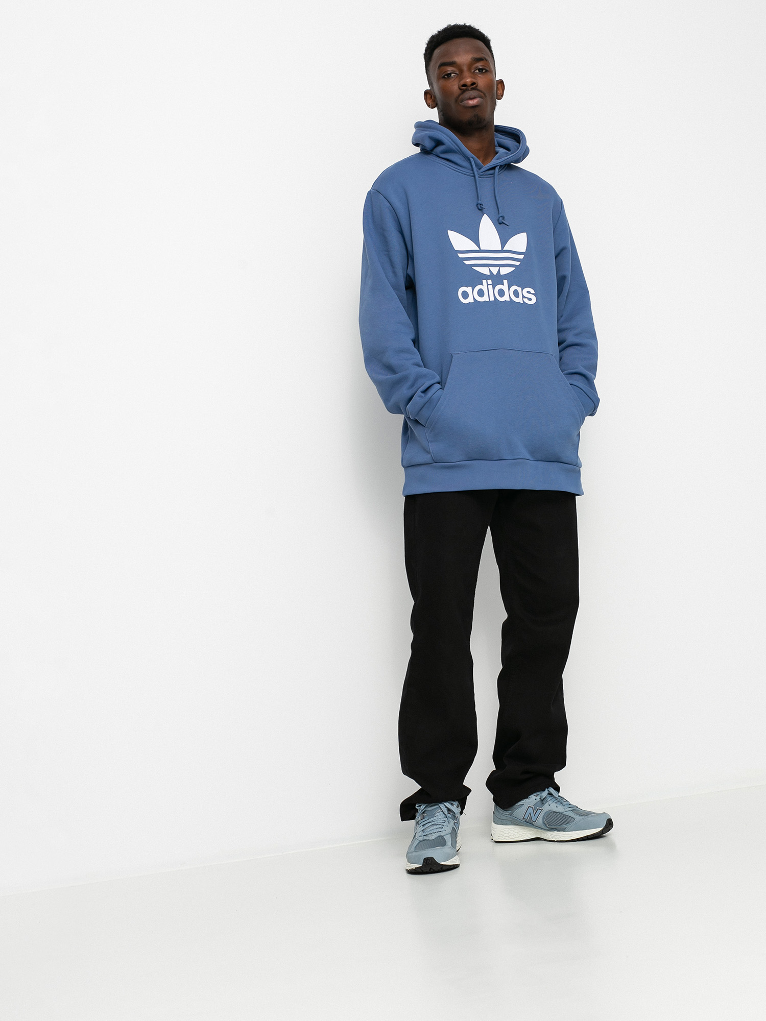 adidas Originals Trefoil HD Hoodie blue creblu