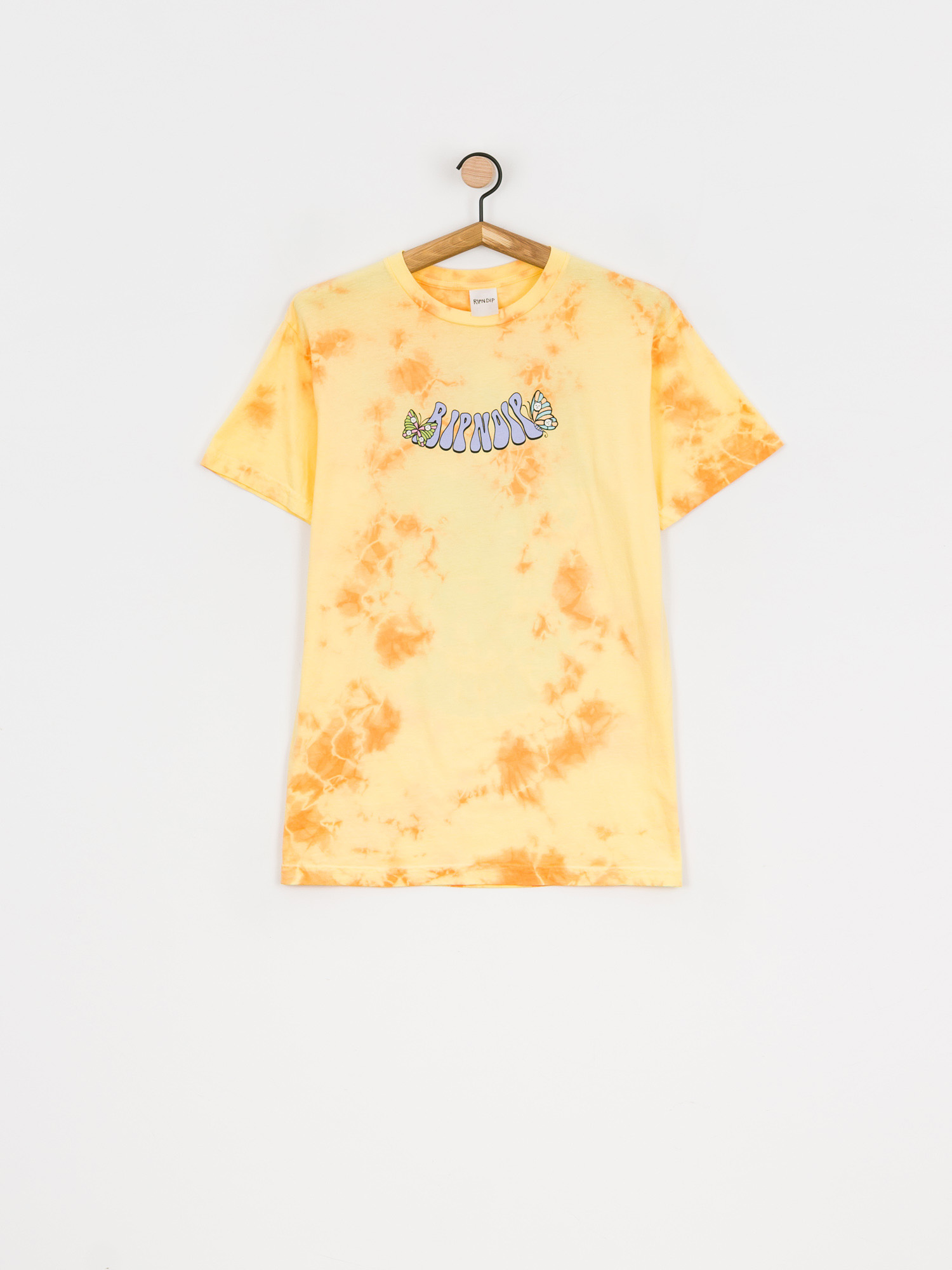 RipNDip Think Factory T-shirt (gold/orange cloud wash)