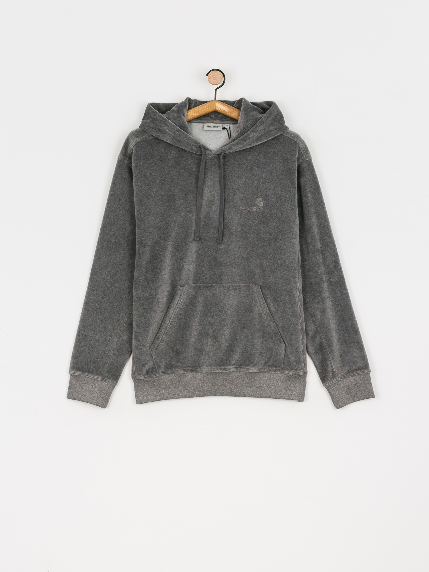 Carhartt WIP United Script HD Hoody (dark grey heather)