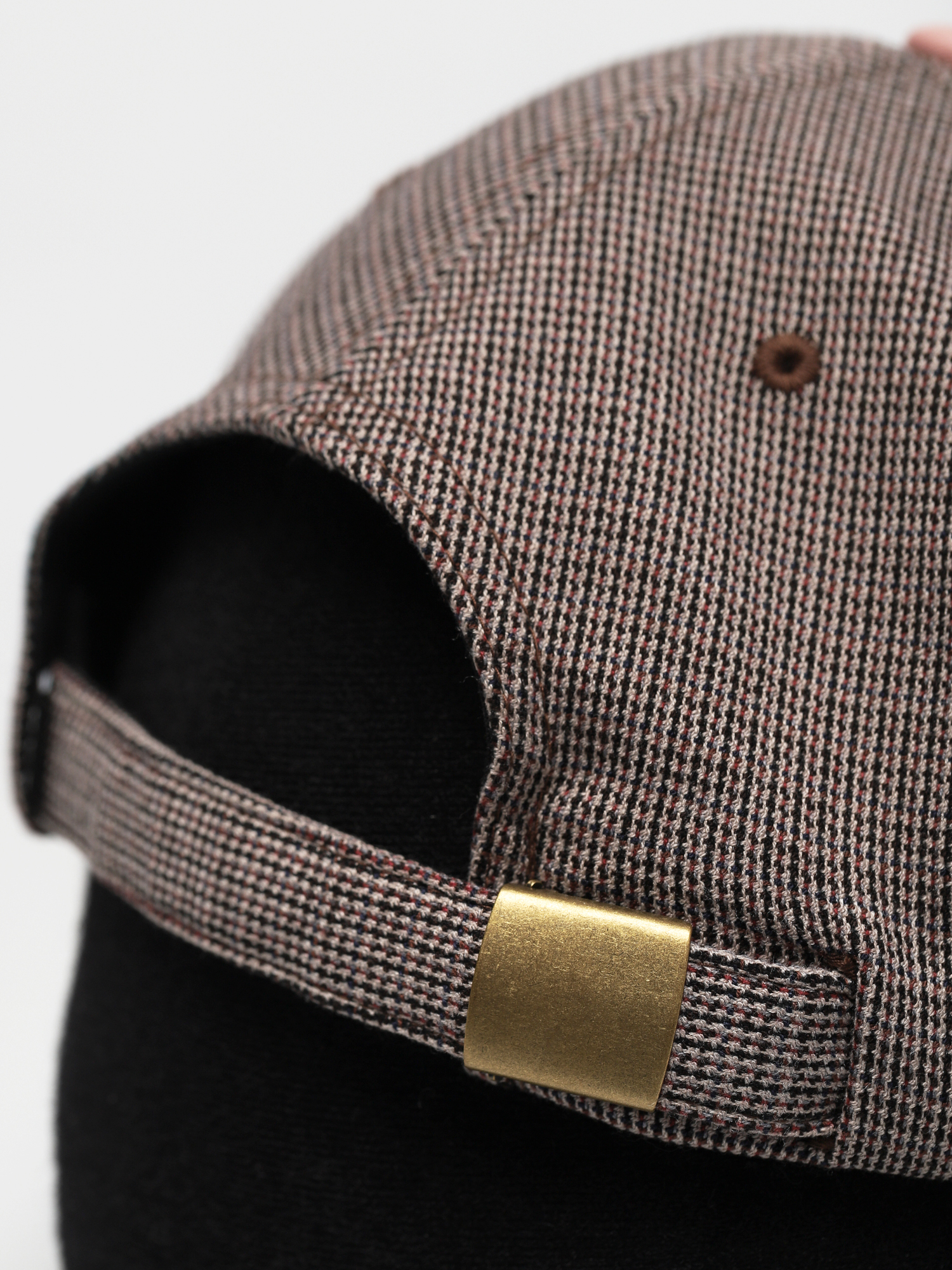 HUF Micro Houndstooth 6 Panel Cap (dusty rose)