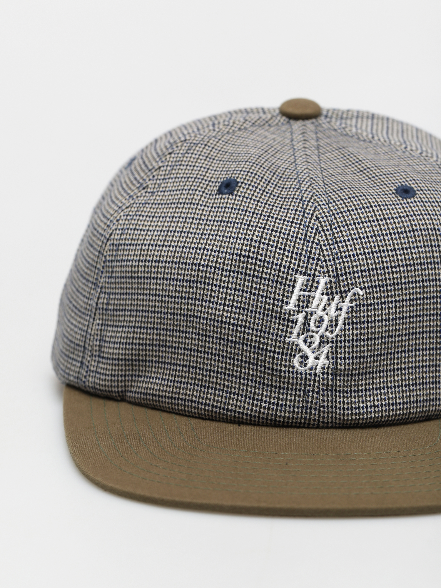 HUF Micro Houndstooth 6 Panel Cap (green)