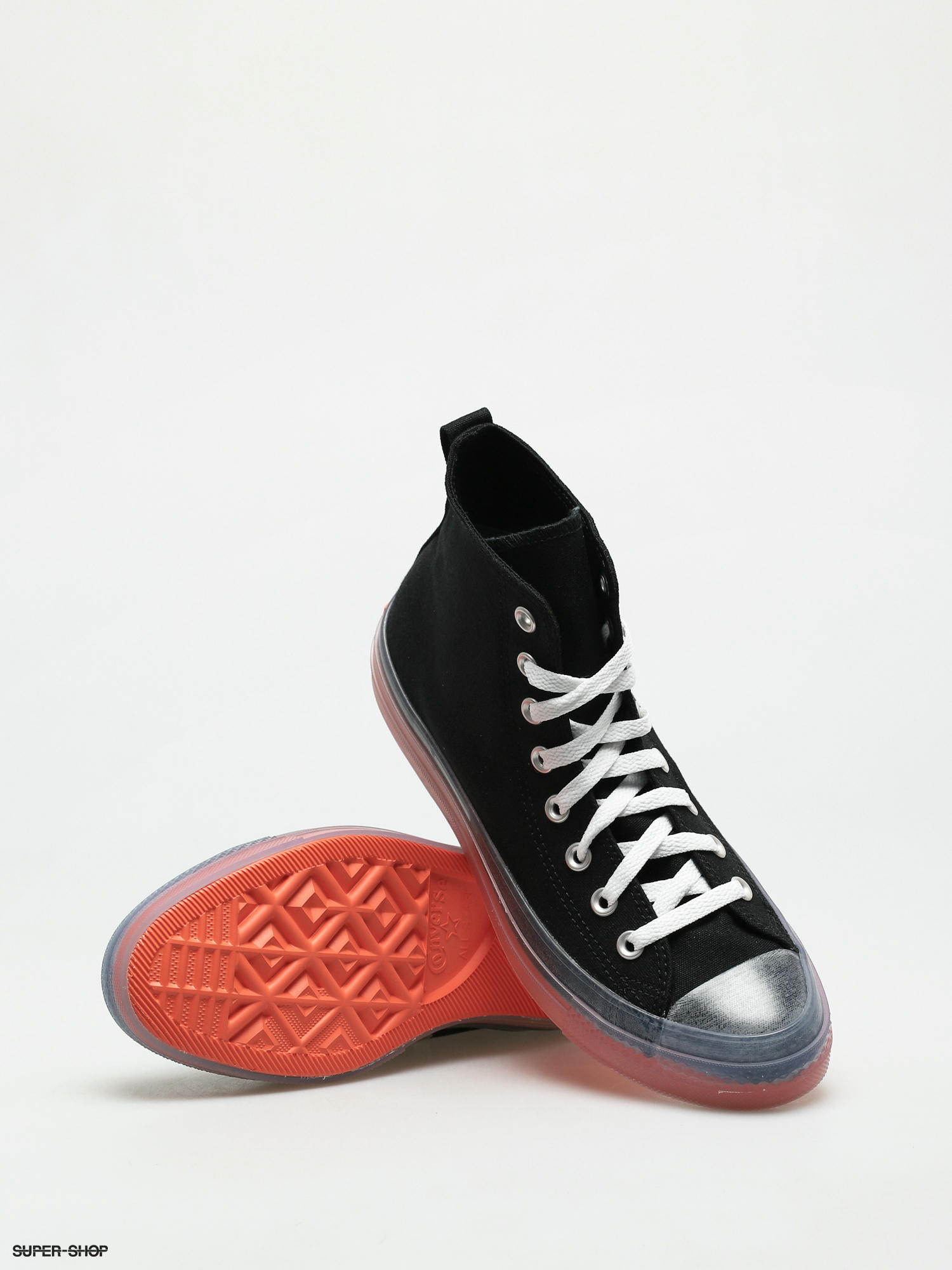 Black and orange converse hotsell