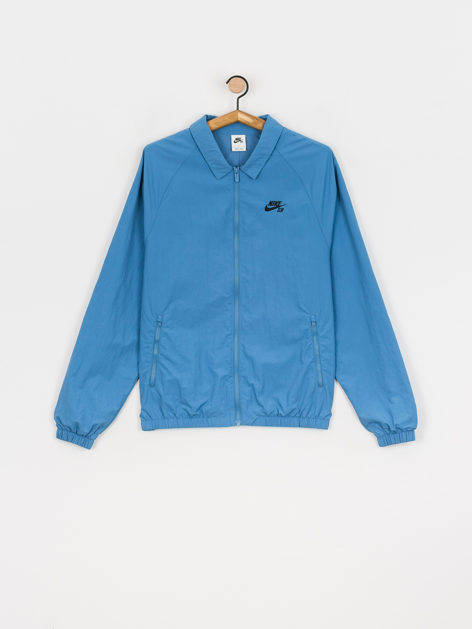 nike jacket blue and black