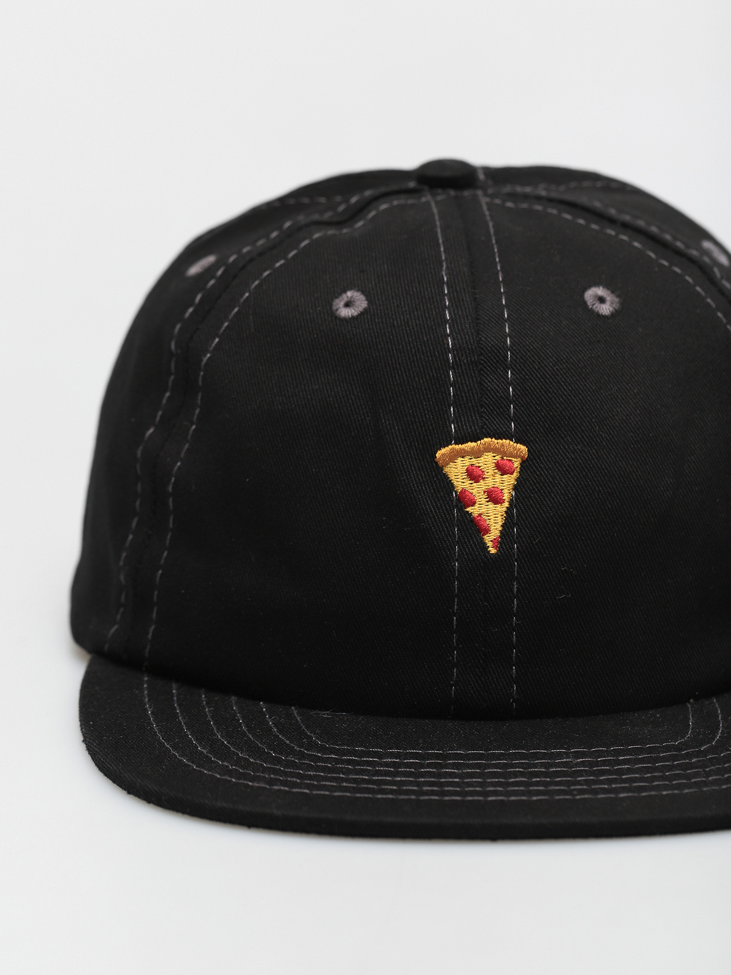 Pizza Skateboards Emoji 6 Panel Cap (black)