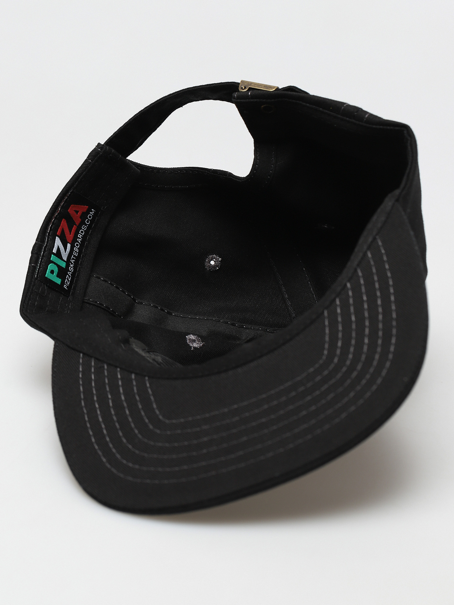 Pizza Skateboards Emoji 6 Panel Cap (black)