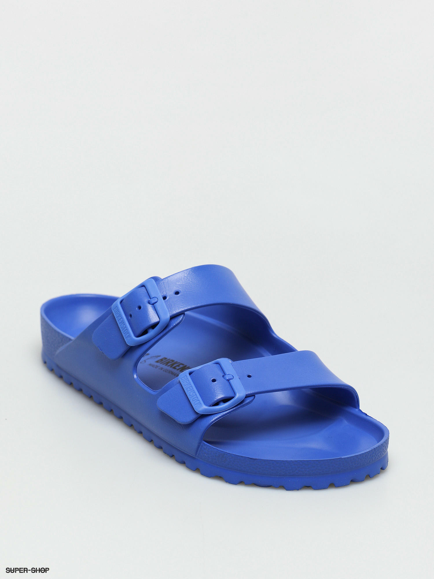 Bright on sale blue birkenstocks