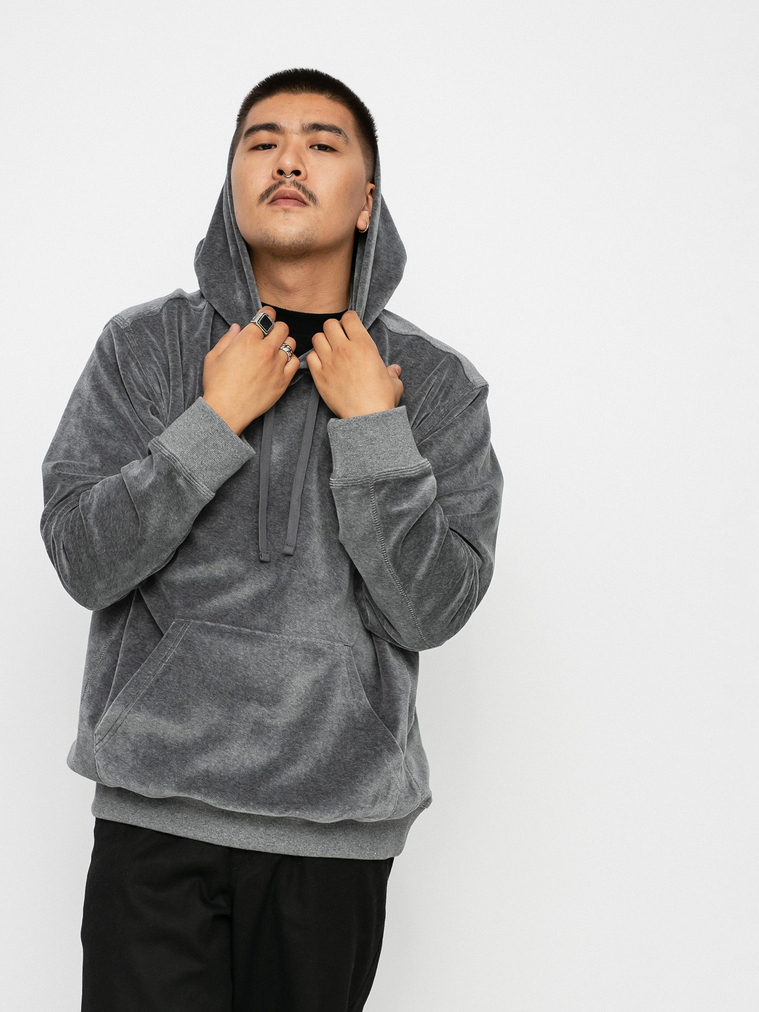 Carhartt WIP United Script HD Hoody (dark grey heather)