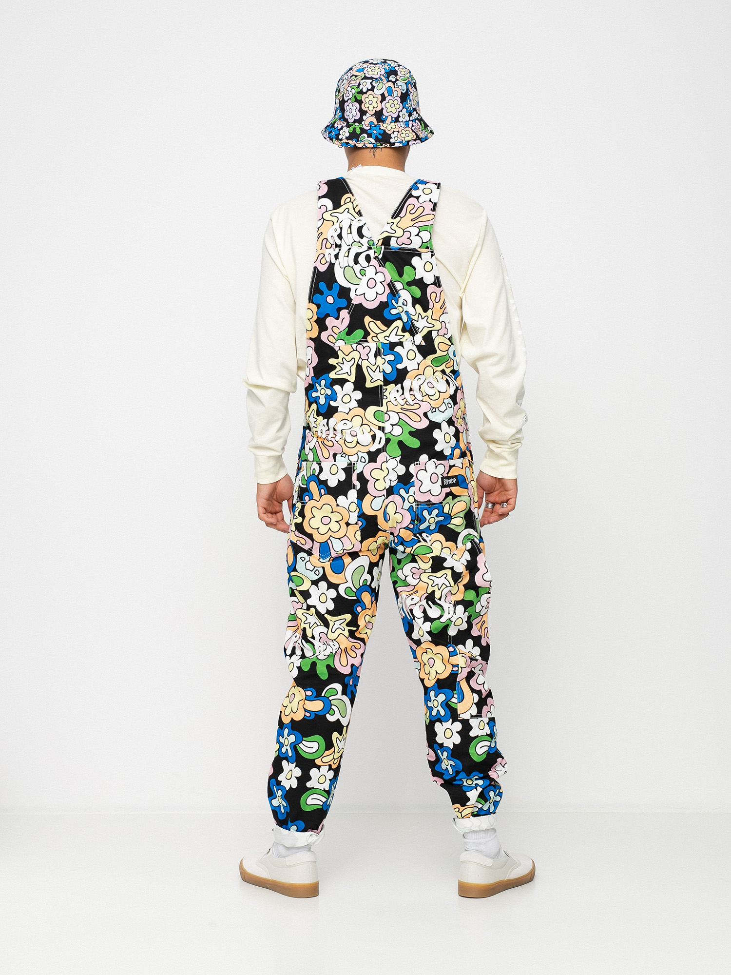RipNDip Flower Child Overall Pants (multi)