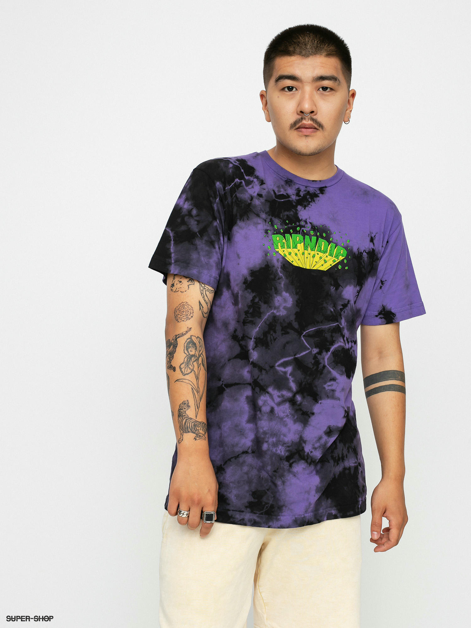 RipNDip Nebula T-shirt (purple/black dye)