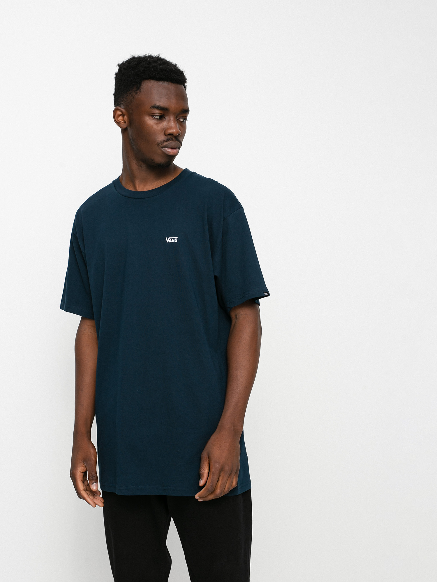 Vans Left Chest Logo T-shirt (navy/white)