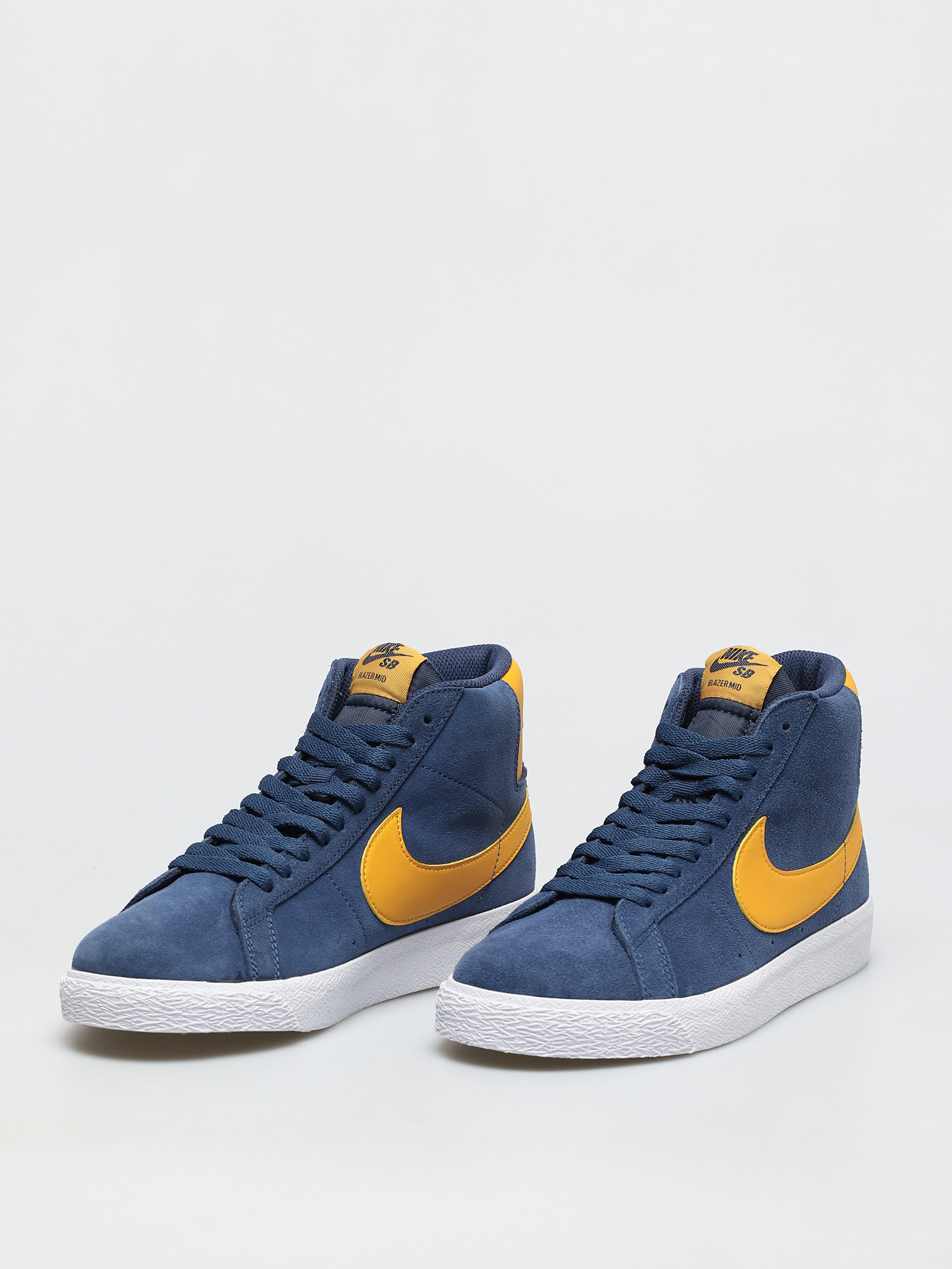 Nike SB Zoom Blazer Mid Shoes (navy/university gold navy white)