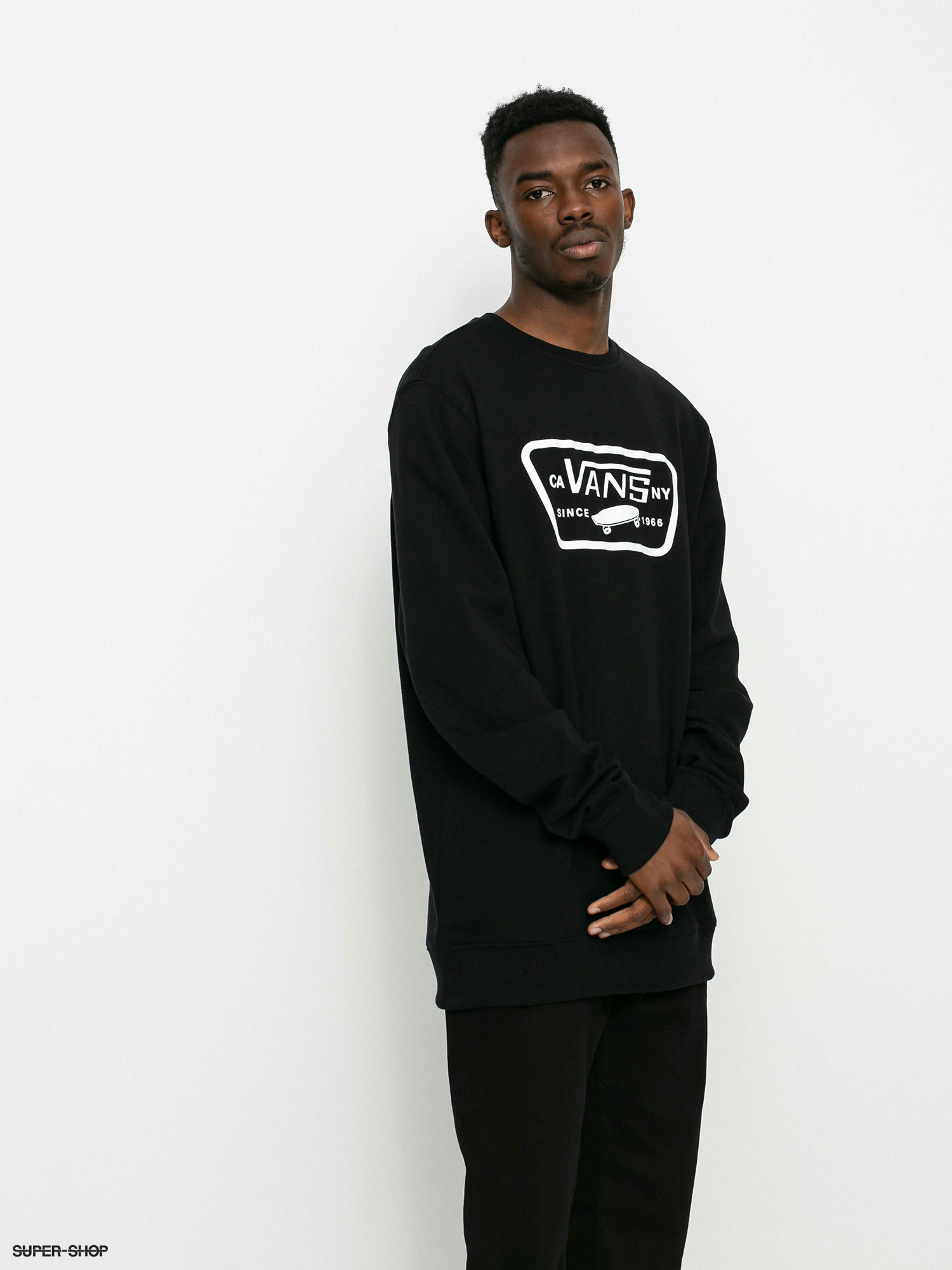 Vans on sale grey sweatshirt