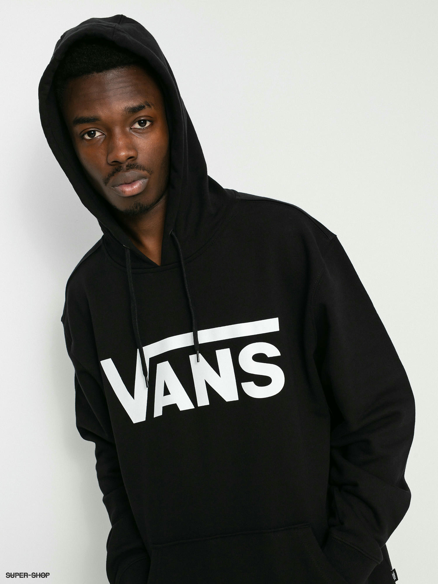 vans black and white sweatshirt