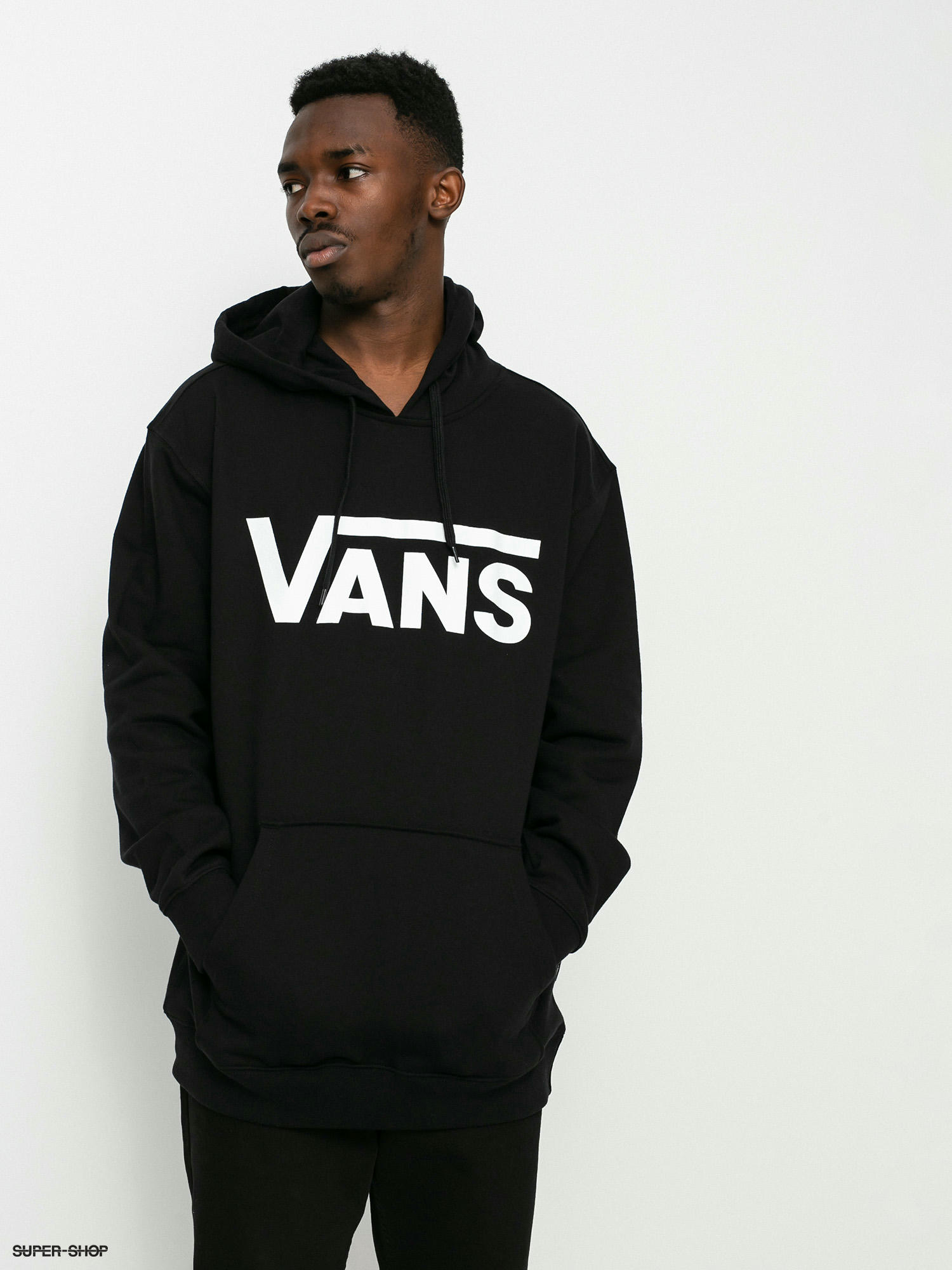 mens vans black hoodie