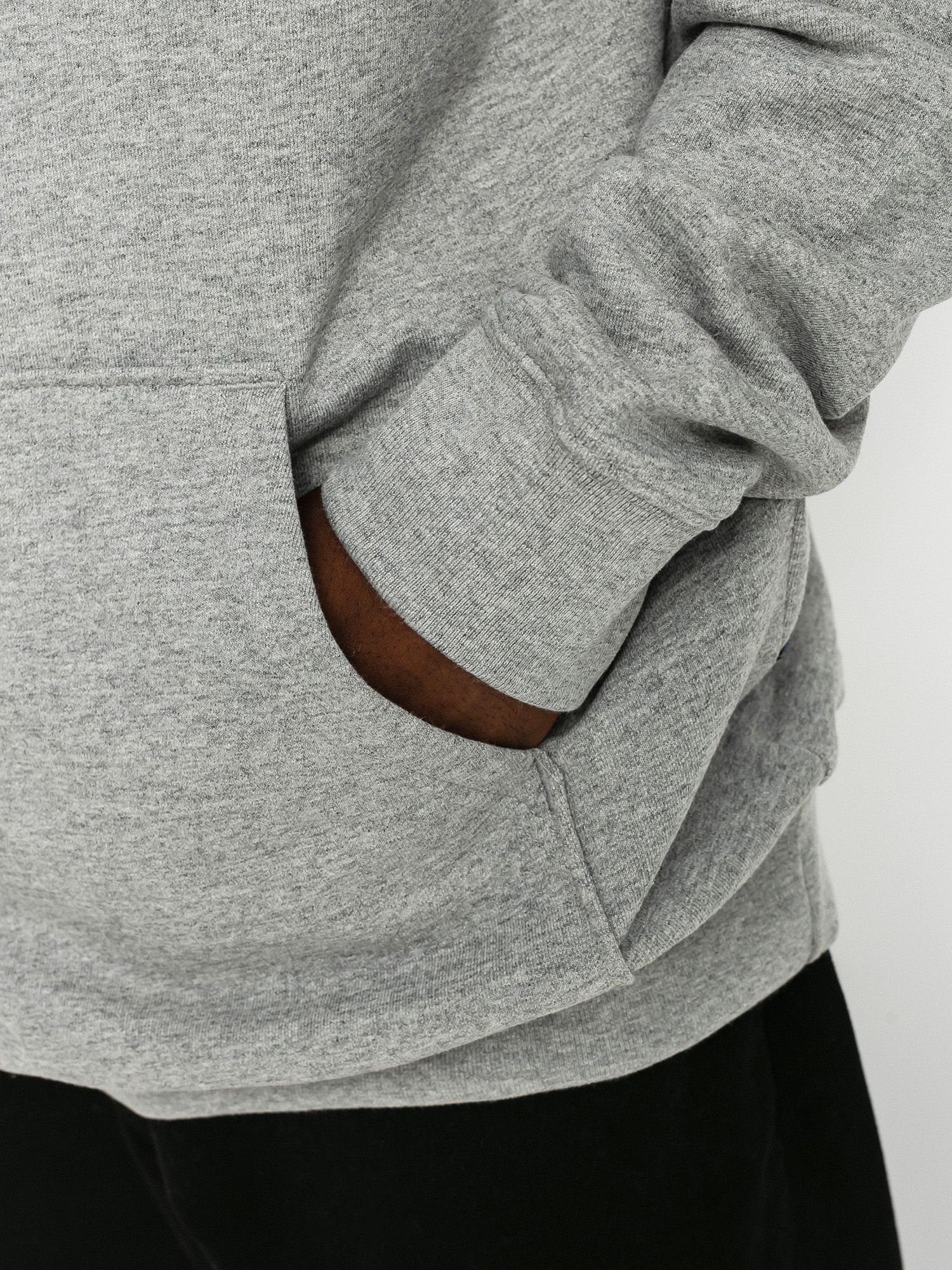 Vans Classic HD Hoodie (cement heather/black)