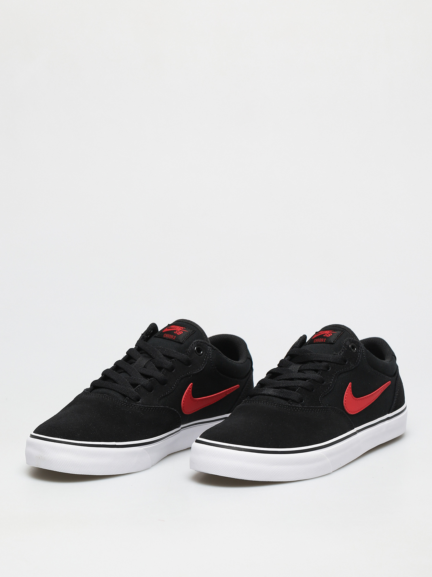 Nike SB Chron 2 Shoes (black/university red black white)