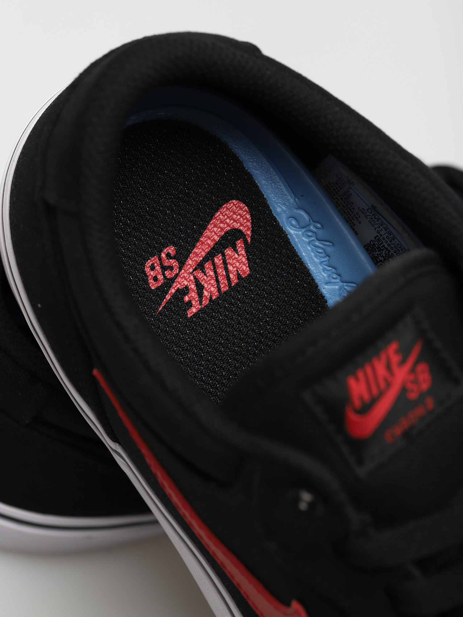 Nike SB Chron 2 Shoes (black/university red black white)