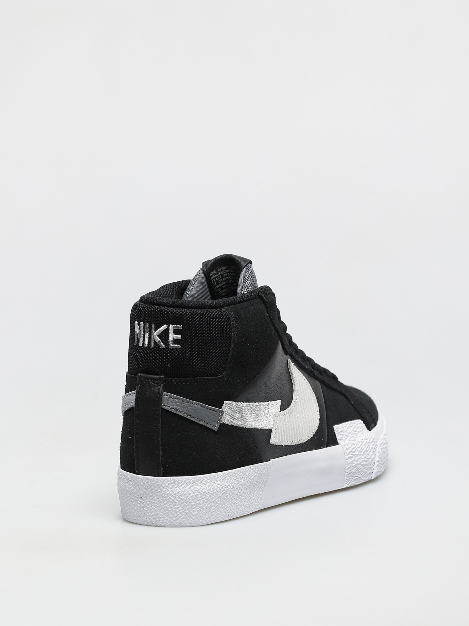 Nike SB Zoom Blazer Mid Premium Shoes (black/white wolf grey cool grey)