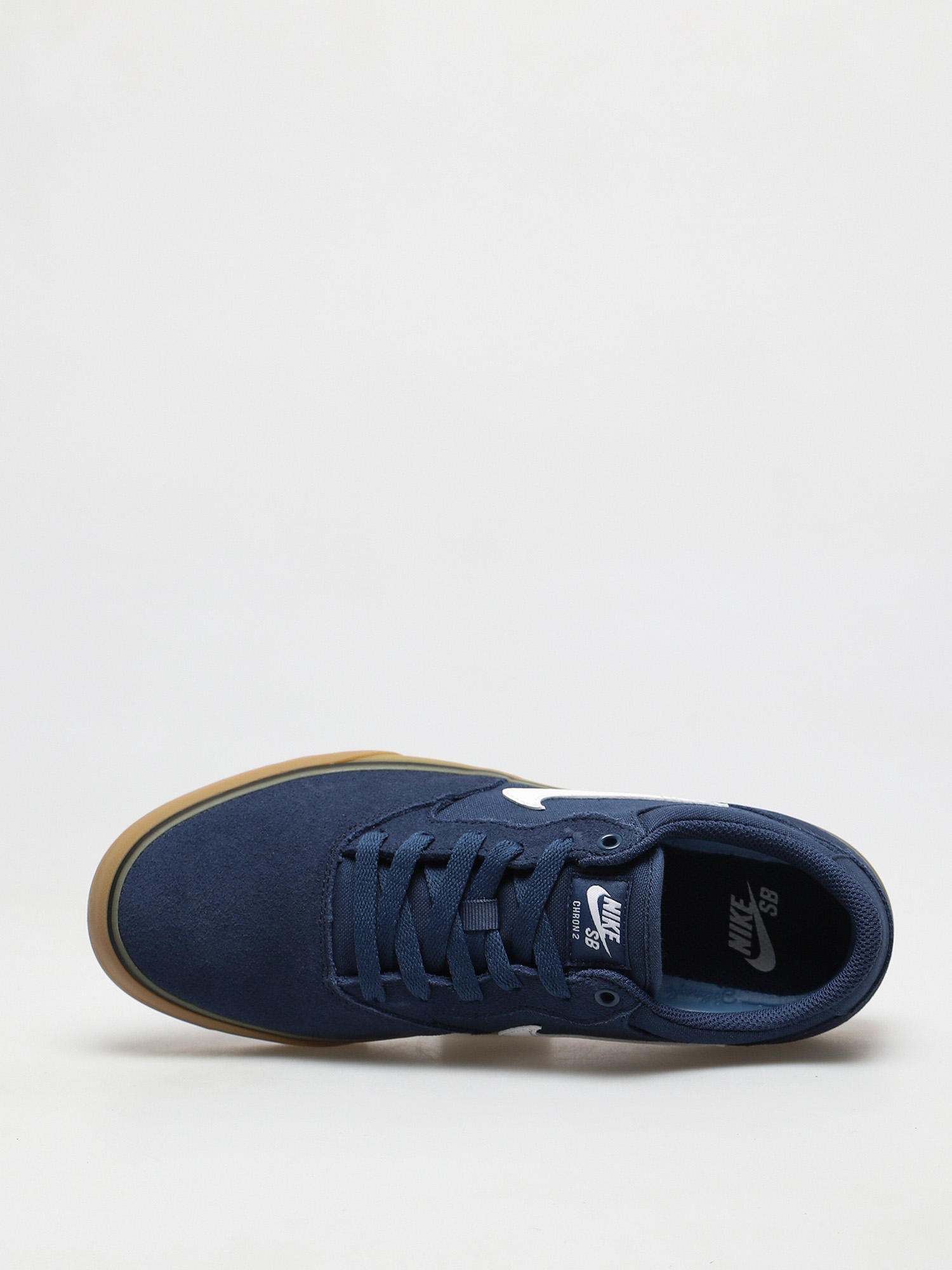 Nike SB Chron 2 Shoes (navy/white navy gum light brown)