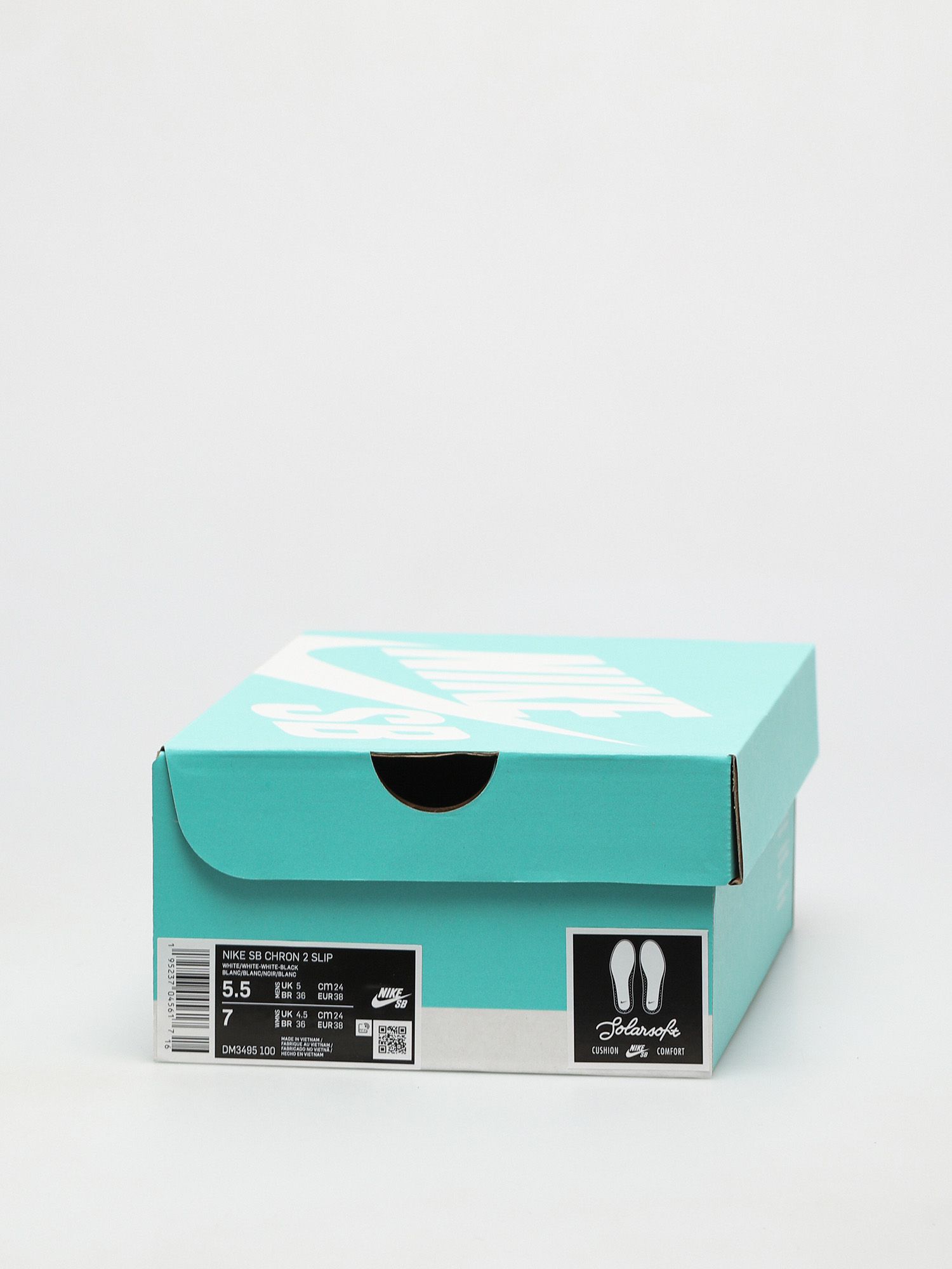 Nike SB Chron 2 Slip Schuhe (white/white white black)