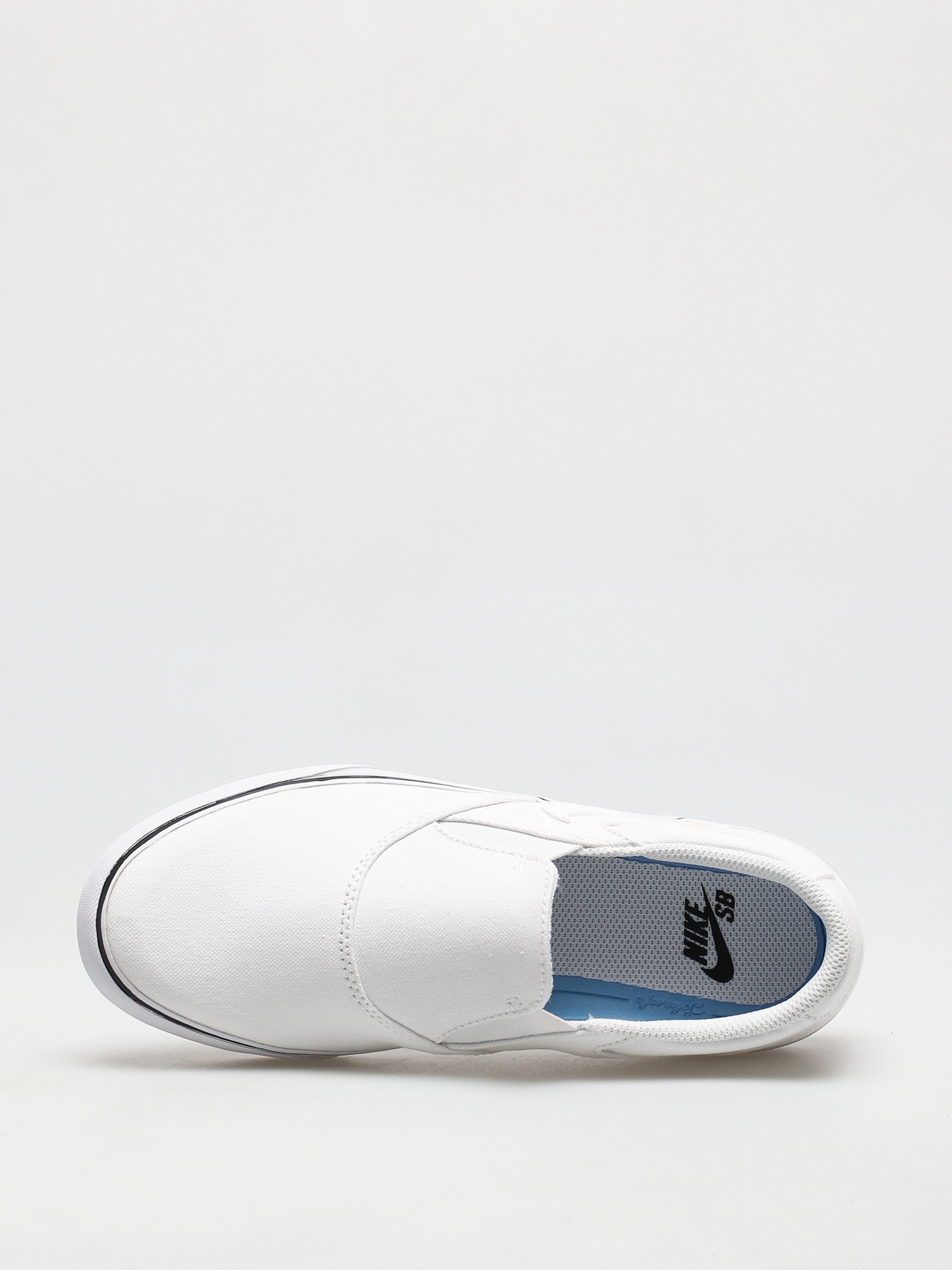 Nike SB Chron 2 Slip Shoes (white/white white black)