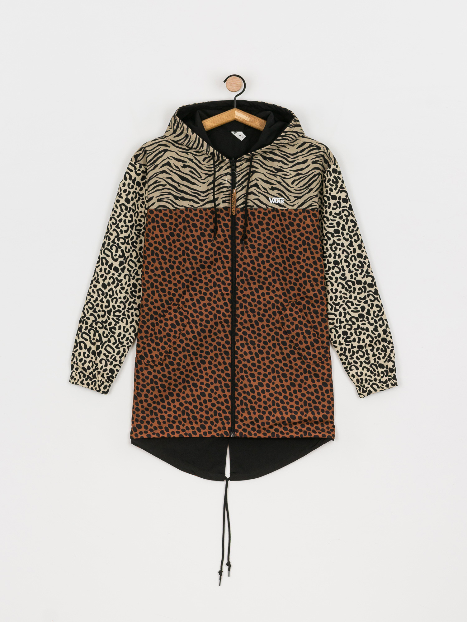 Vans Mercy Reversible Parka Jacket Wmn (animal patchwork)
