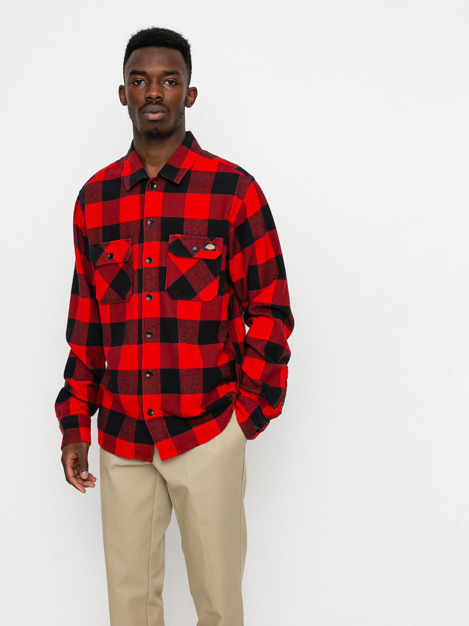 Dickies New Sacramento Hemd (red)